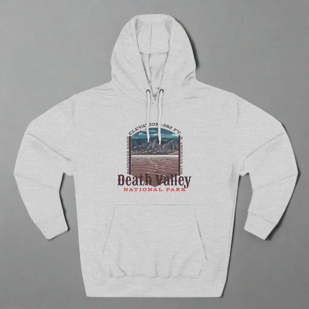 Death Valley National Park  Unisex Fit Fleece Hoodie Badwater Basin
