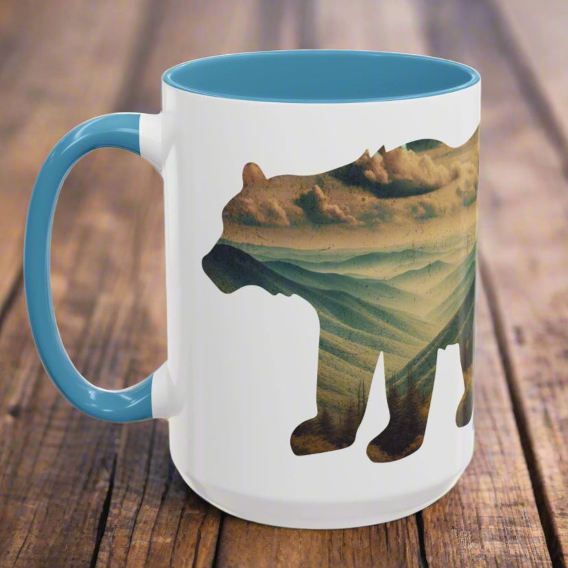 Great Smoky Mountains National Park Colored Coffee Mug 11oz 15oz Bear Cup