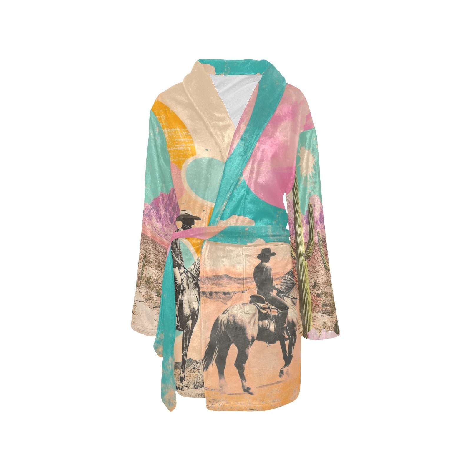 Baha Ranch Retro Pop Western Bath Robe