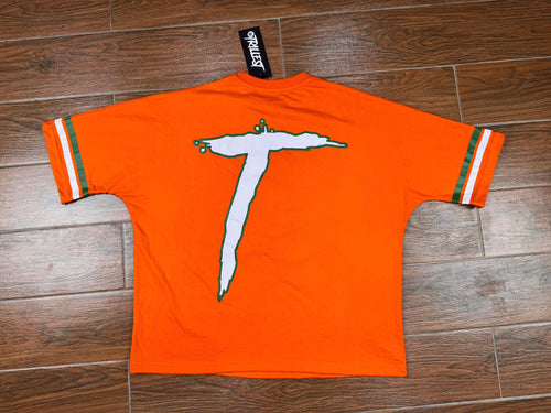 Big Trill Tee - Orange/Green/White