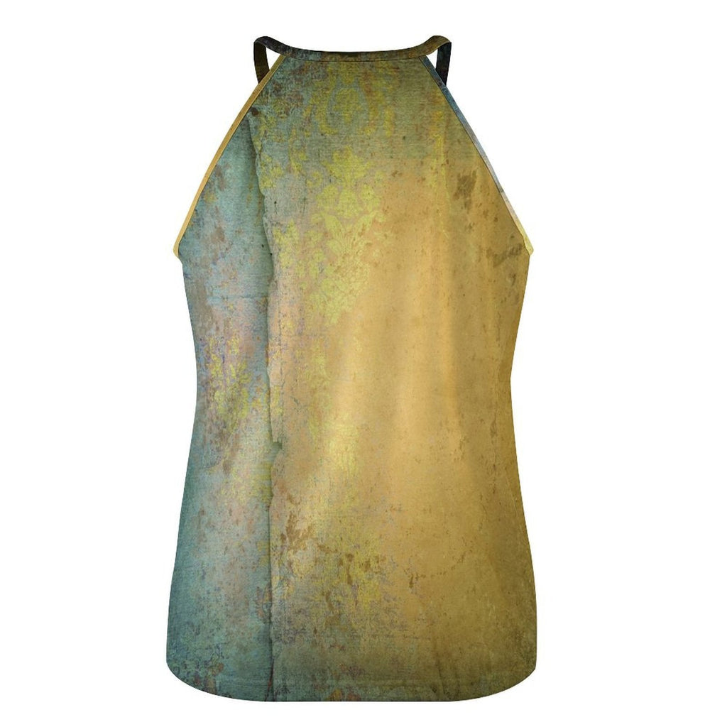 Cowboys Print Women's Western Tank Top