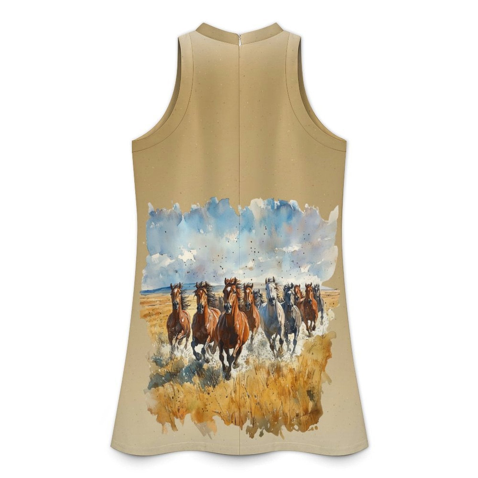 Baha Ranch Runnin' Free Sleeveless Mini Dress