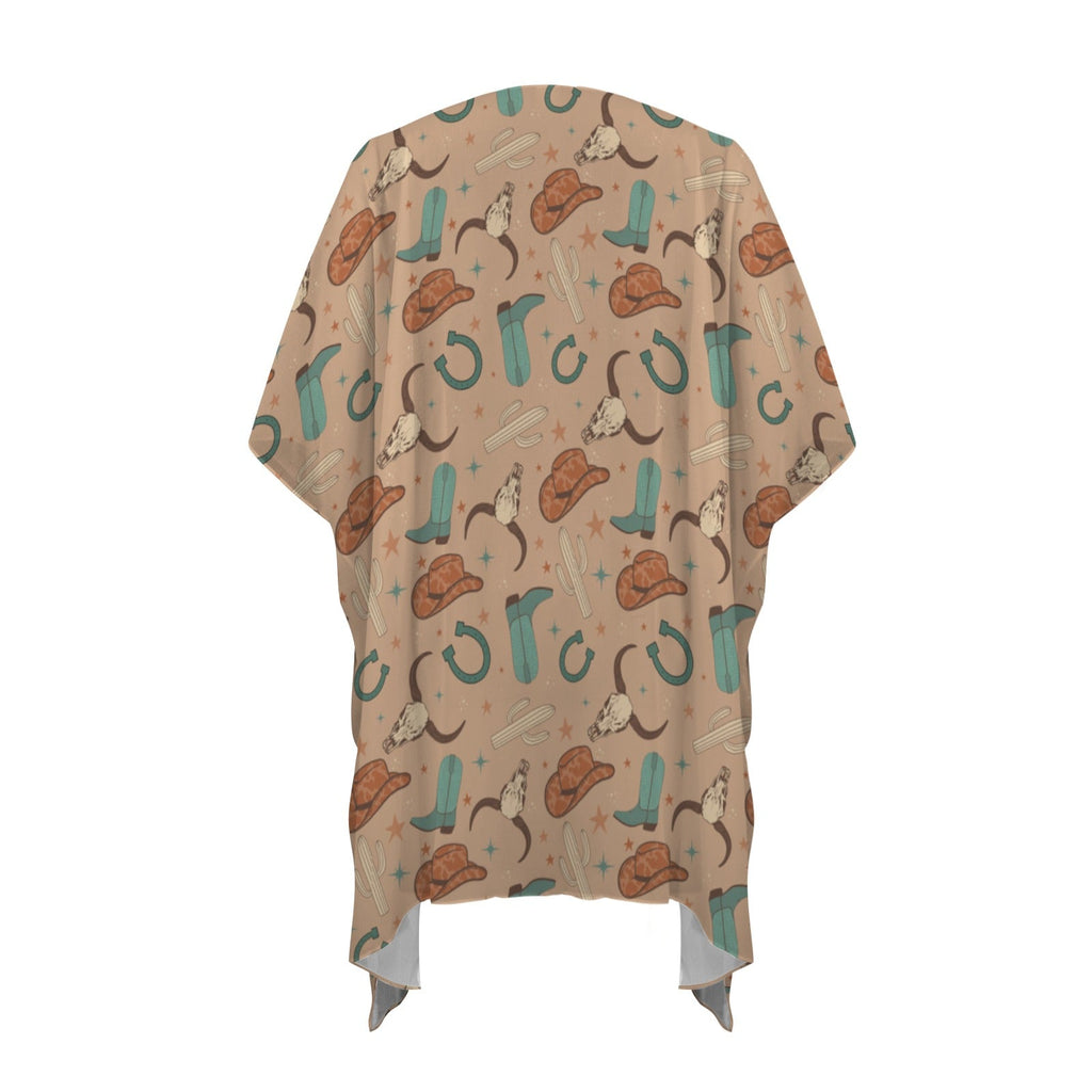 Totally Western Duster Kimono Coverup