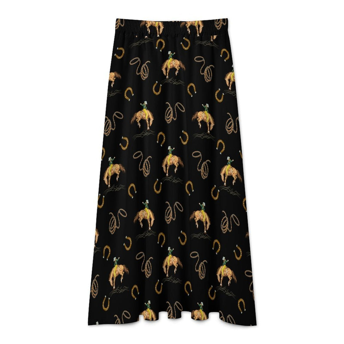 Rodeo Cowboy Midi Skirt