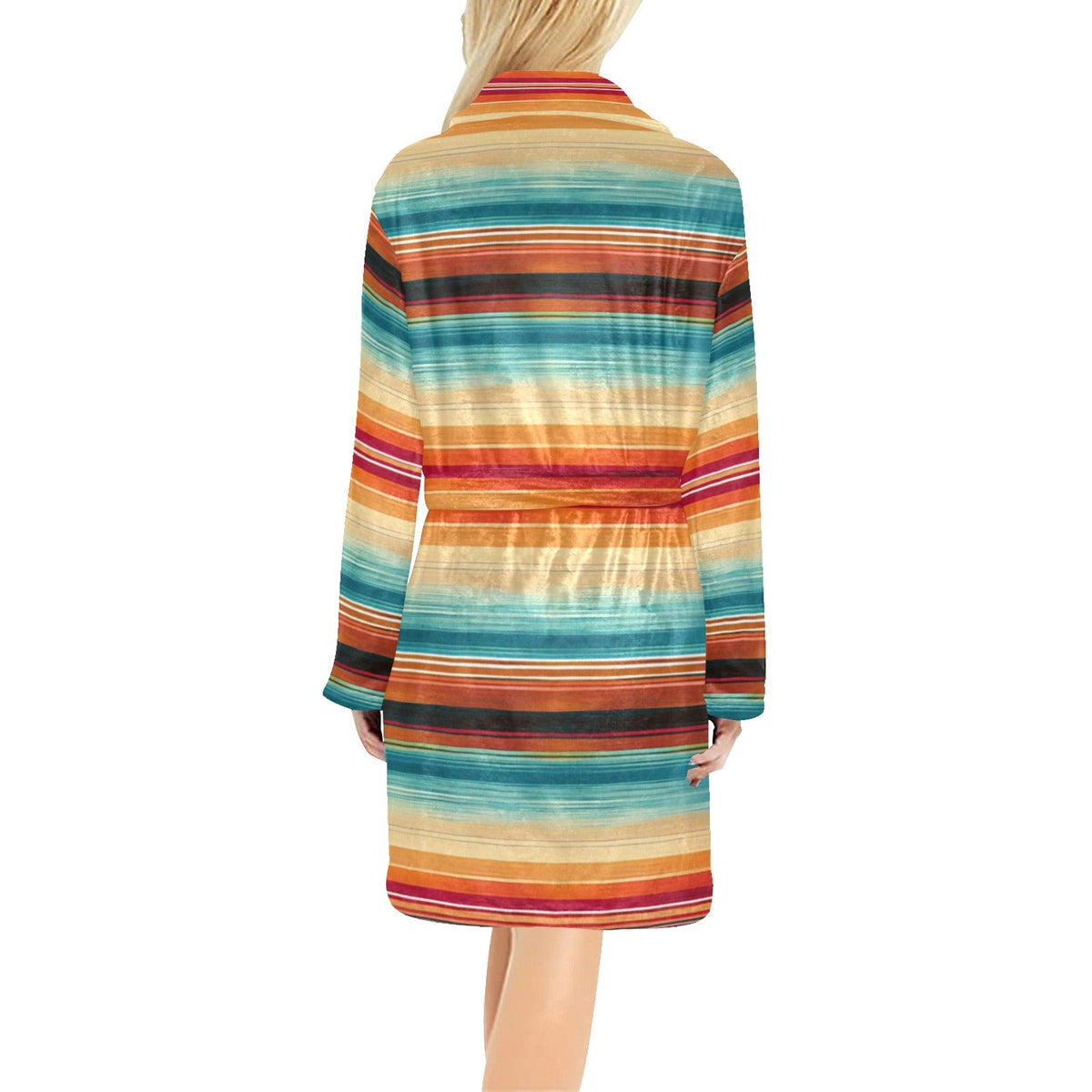 Southwestern Serape Women's Bath Robe