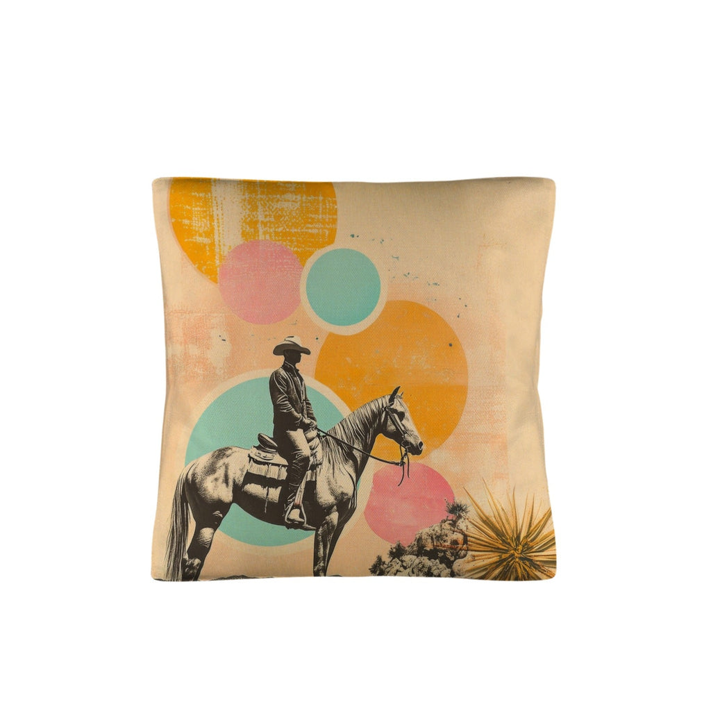 Baha Ranch Retro Pop Western Lost Cowboy Pillow Case Made in America
