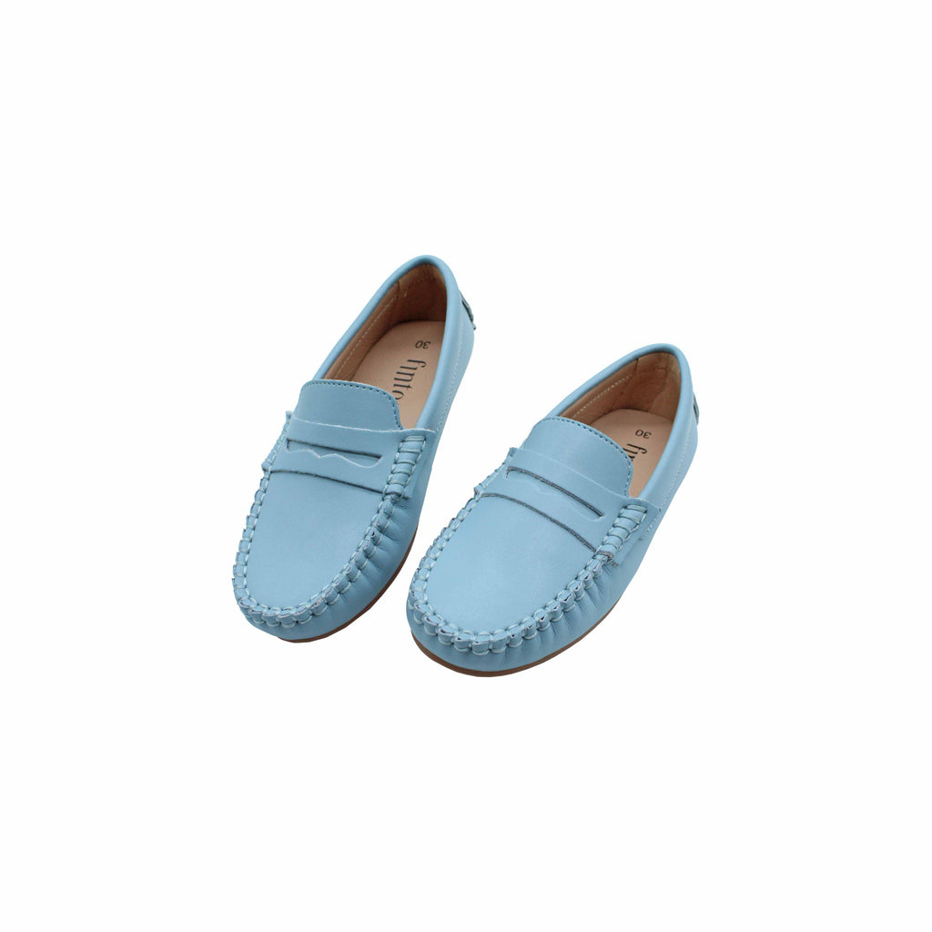 Dusty Blue Leather