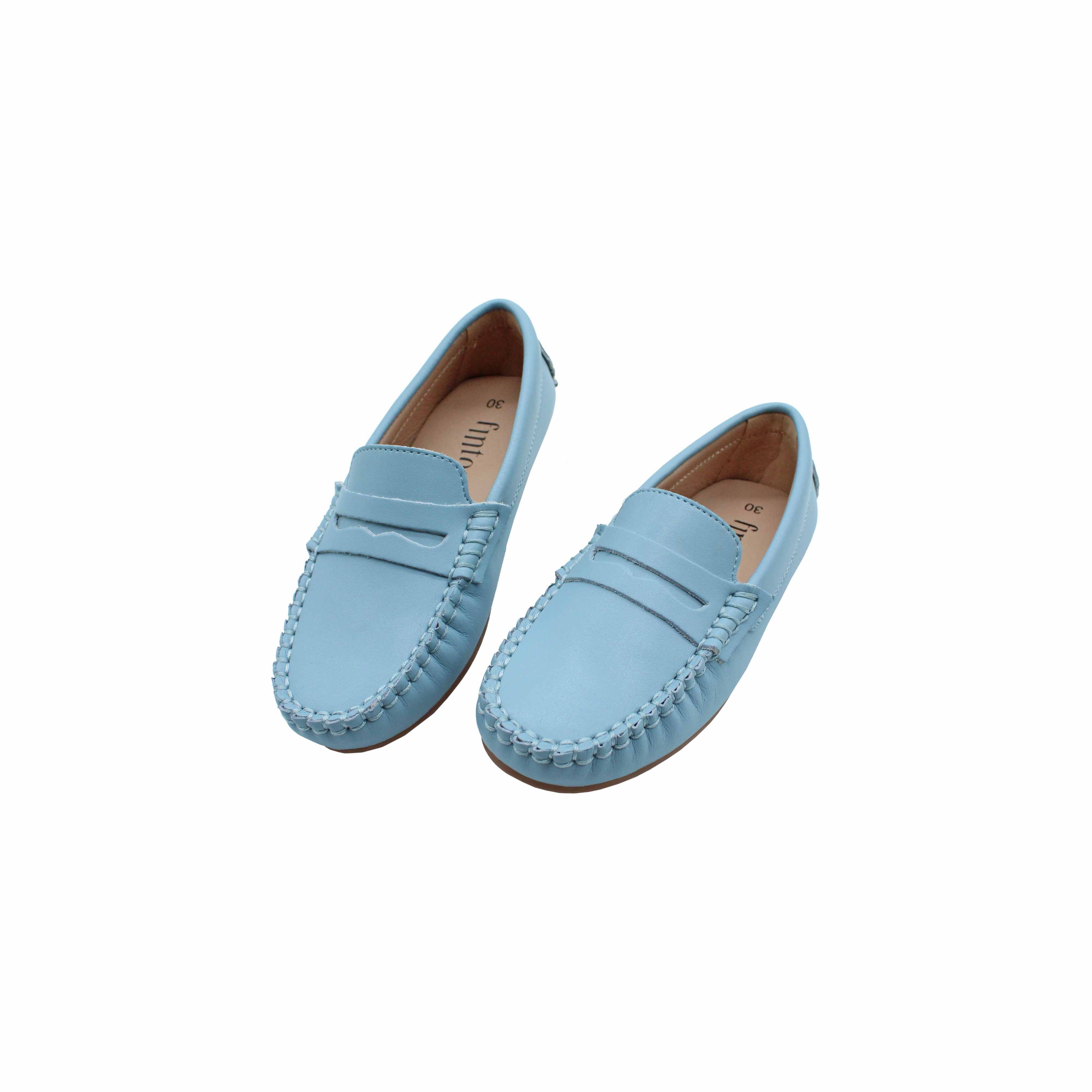 Dusty Blue Leather