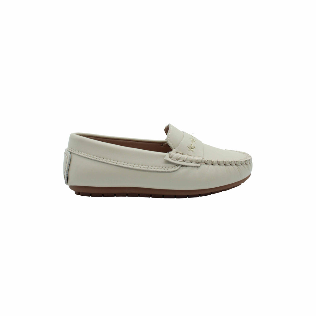 Beige Leather