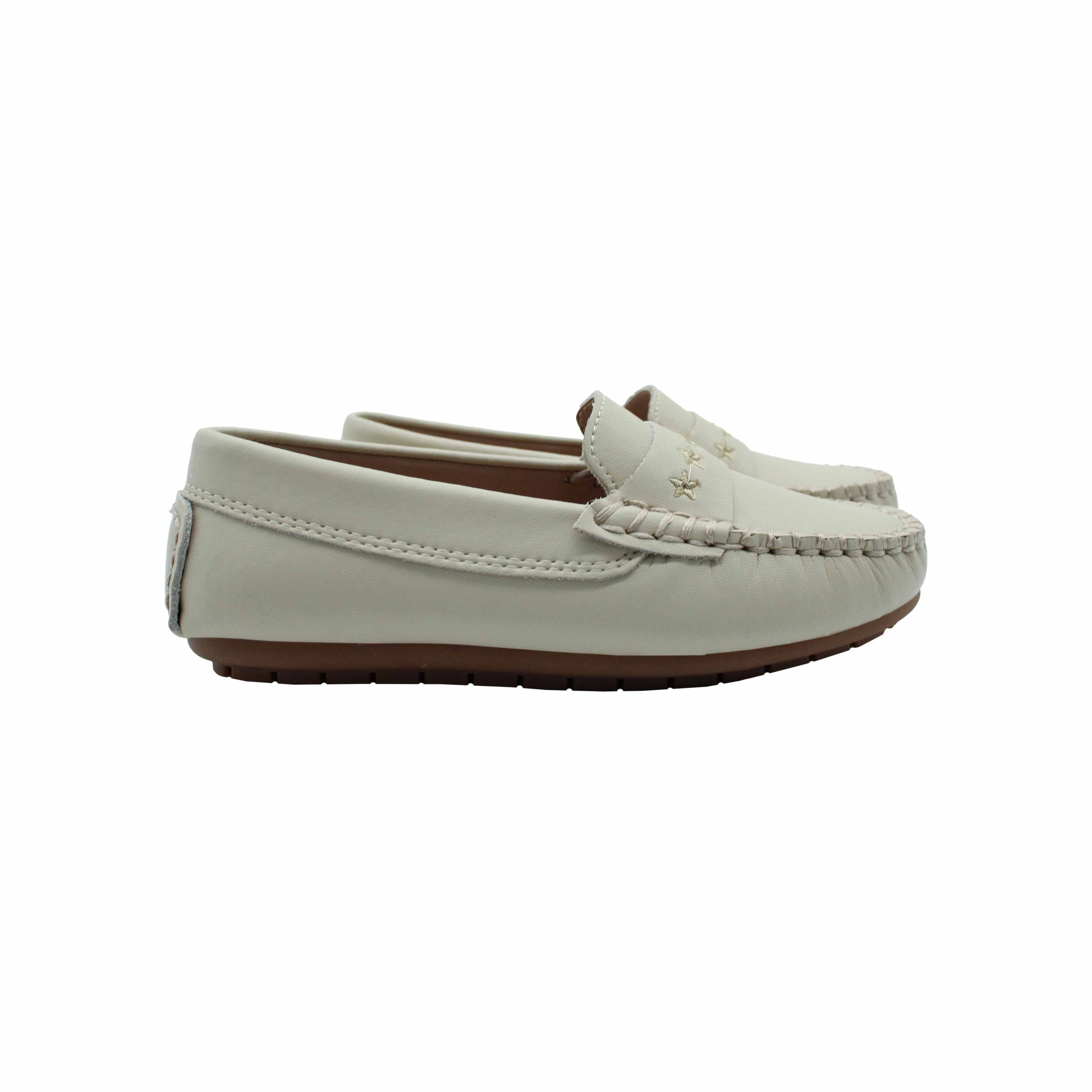 Beige Leather