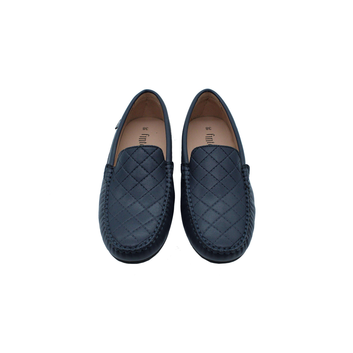 Navy Leather