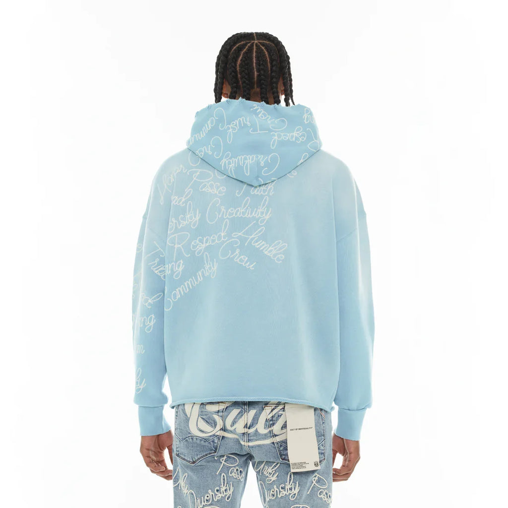Cult Of Individuality Novelty Hoodie - Blue Glow