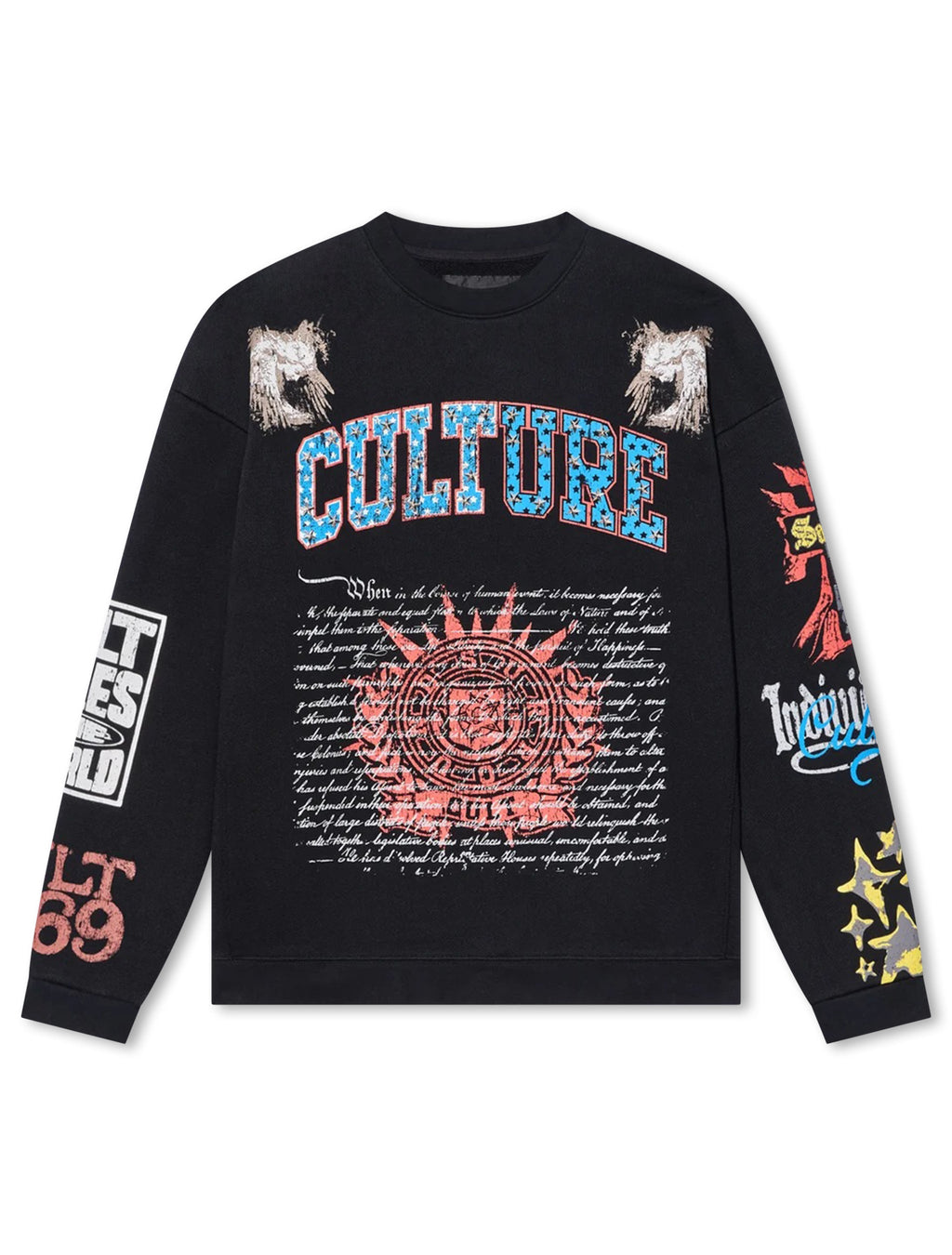 Cult Of Individuality Culture Sweatshirt - Black