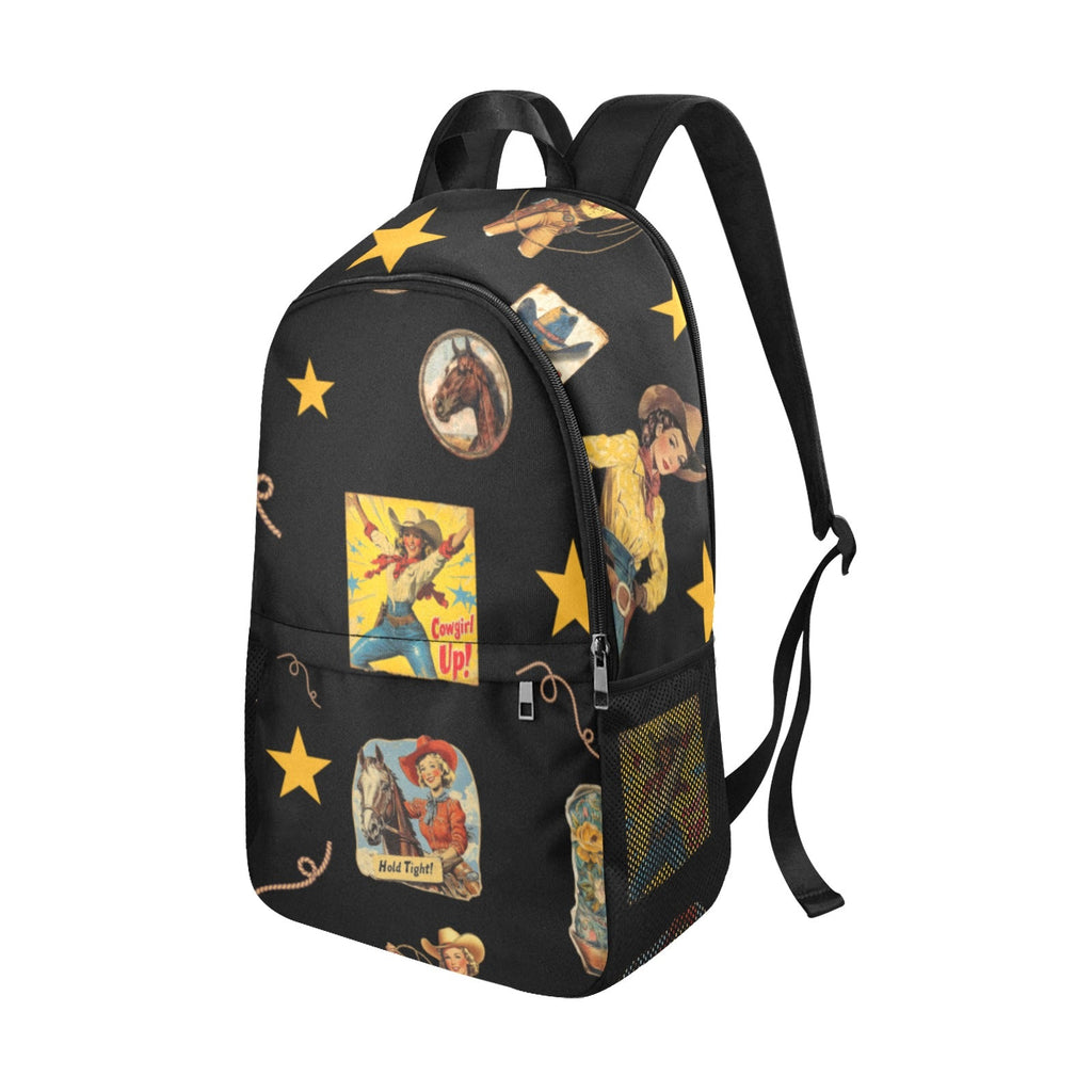 Vintage Cowgirl Collage Backpack