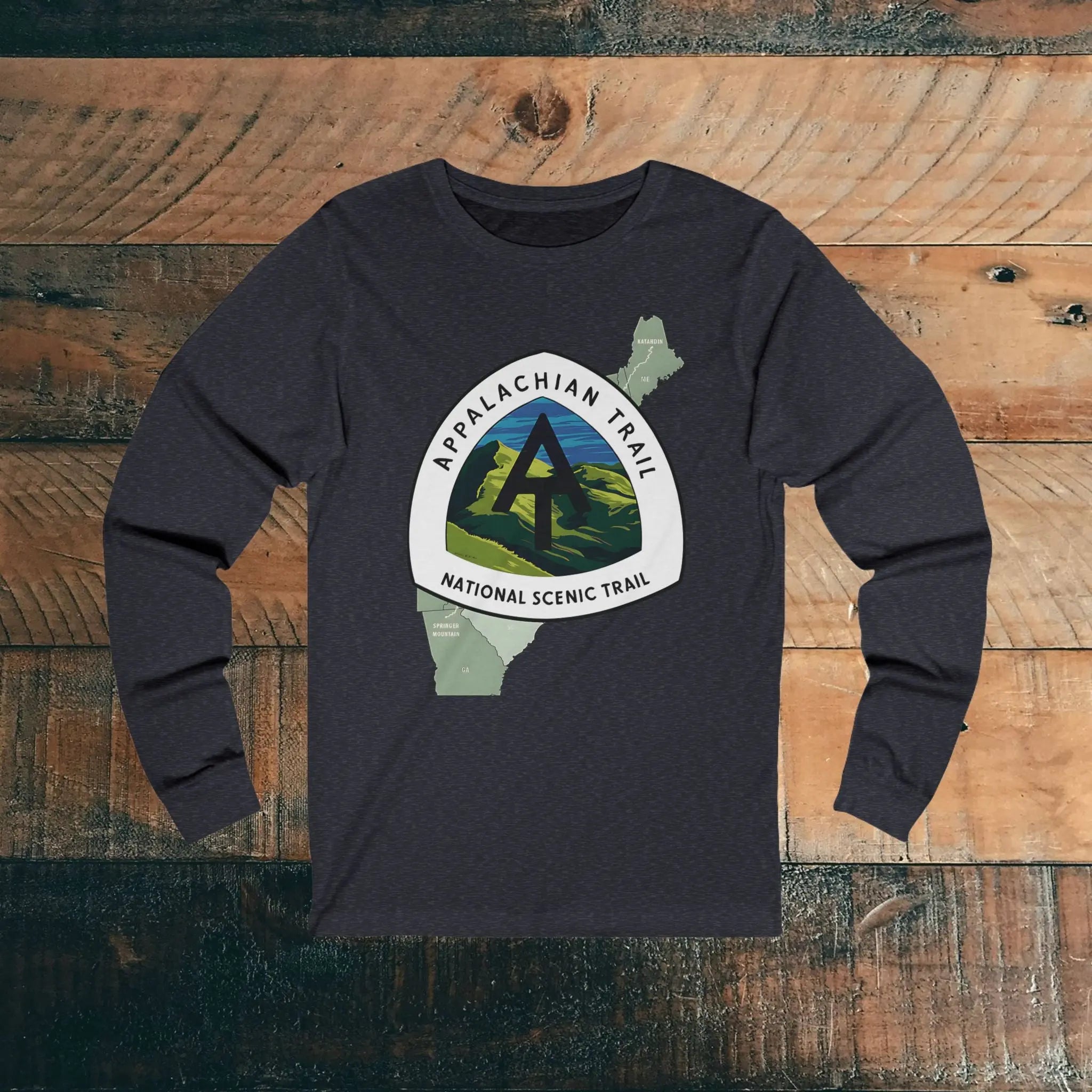 Appalachian National Scenic Trail Unisex Fit Long Sleeve T-shirt AT