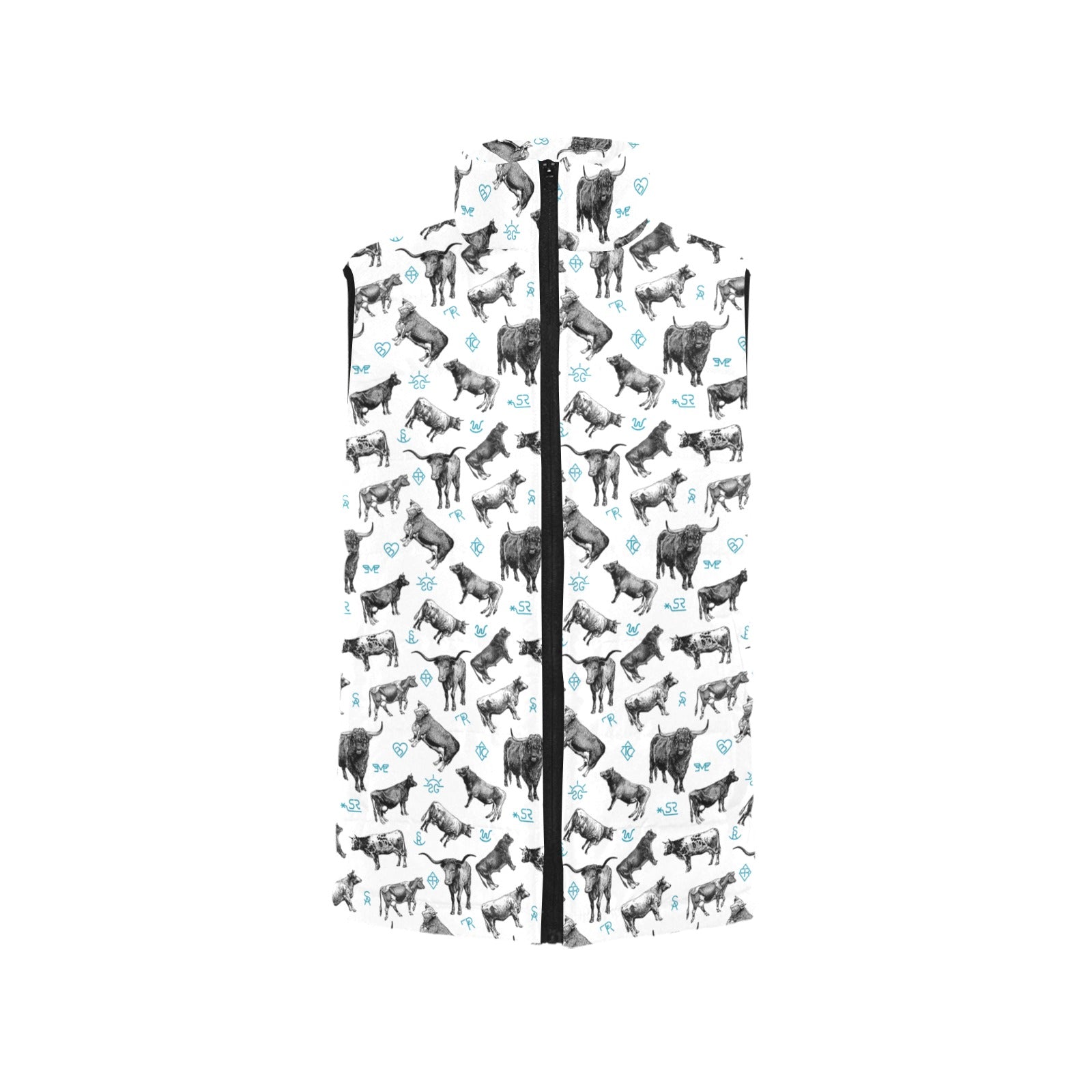 Cattle and Brands Women's Western Puffy Vest