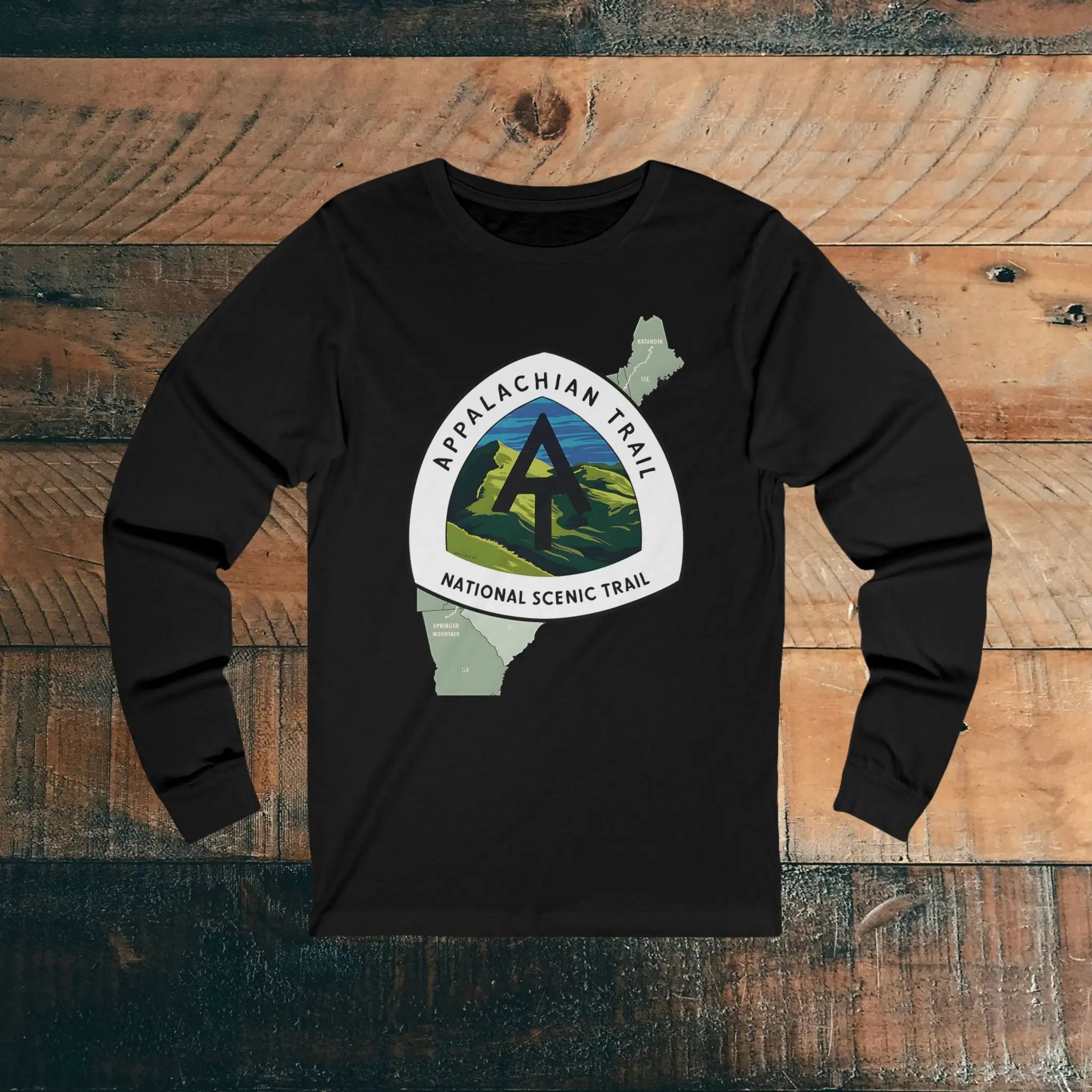 Appalachian National Scenic Trail Unisex Fit Long Sleeve T-shirt AT