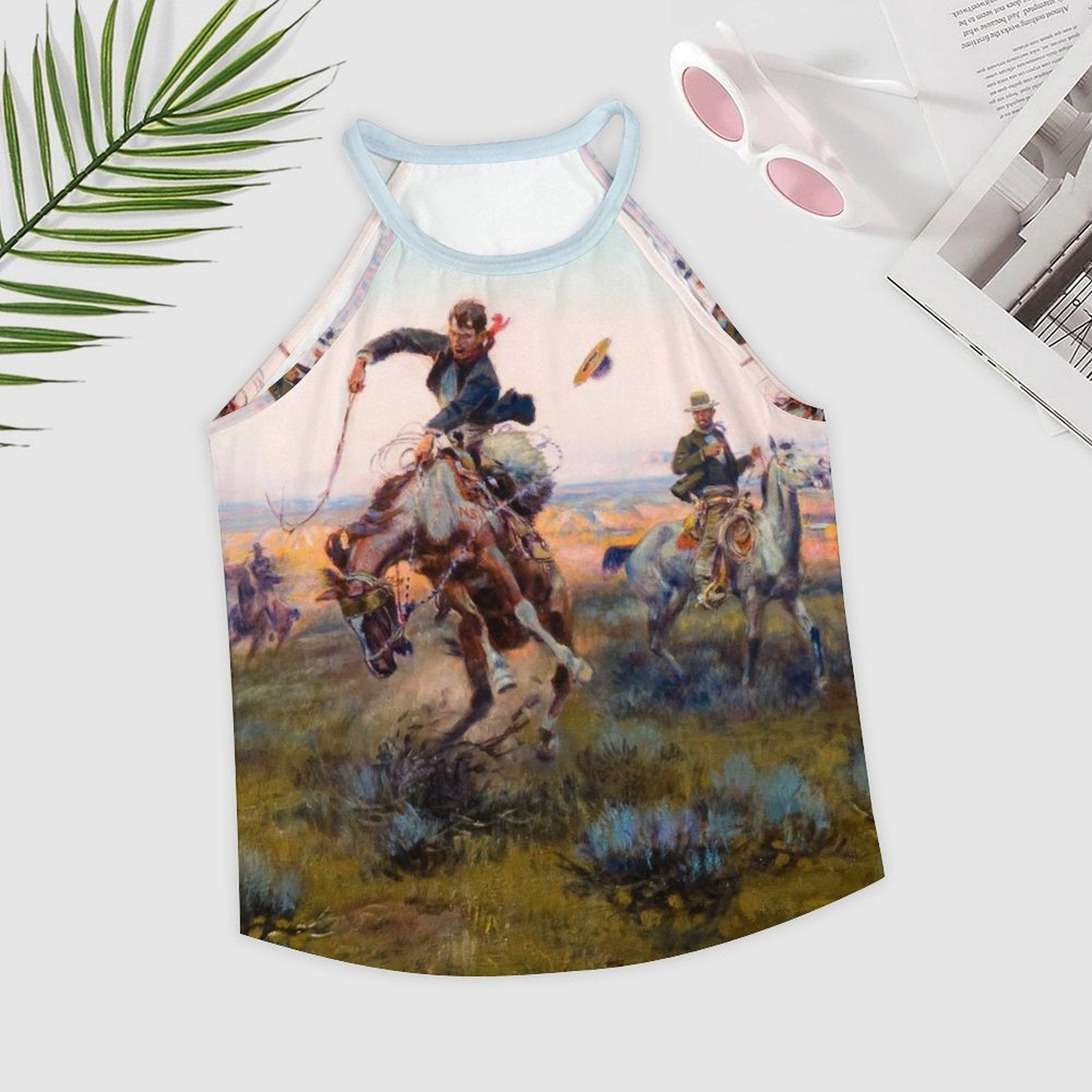 Vintage Western Cowboy Women's Tank Top