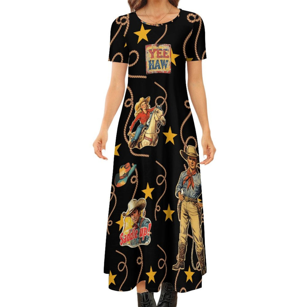 Vintage Cowgirl Western Dress