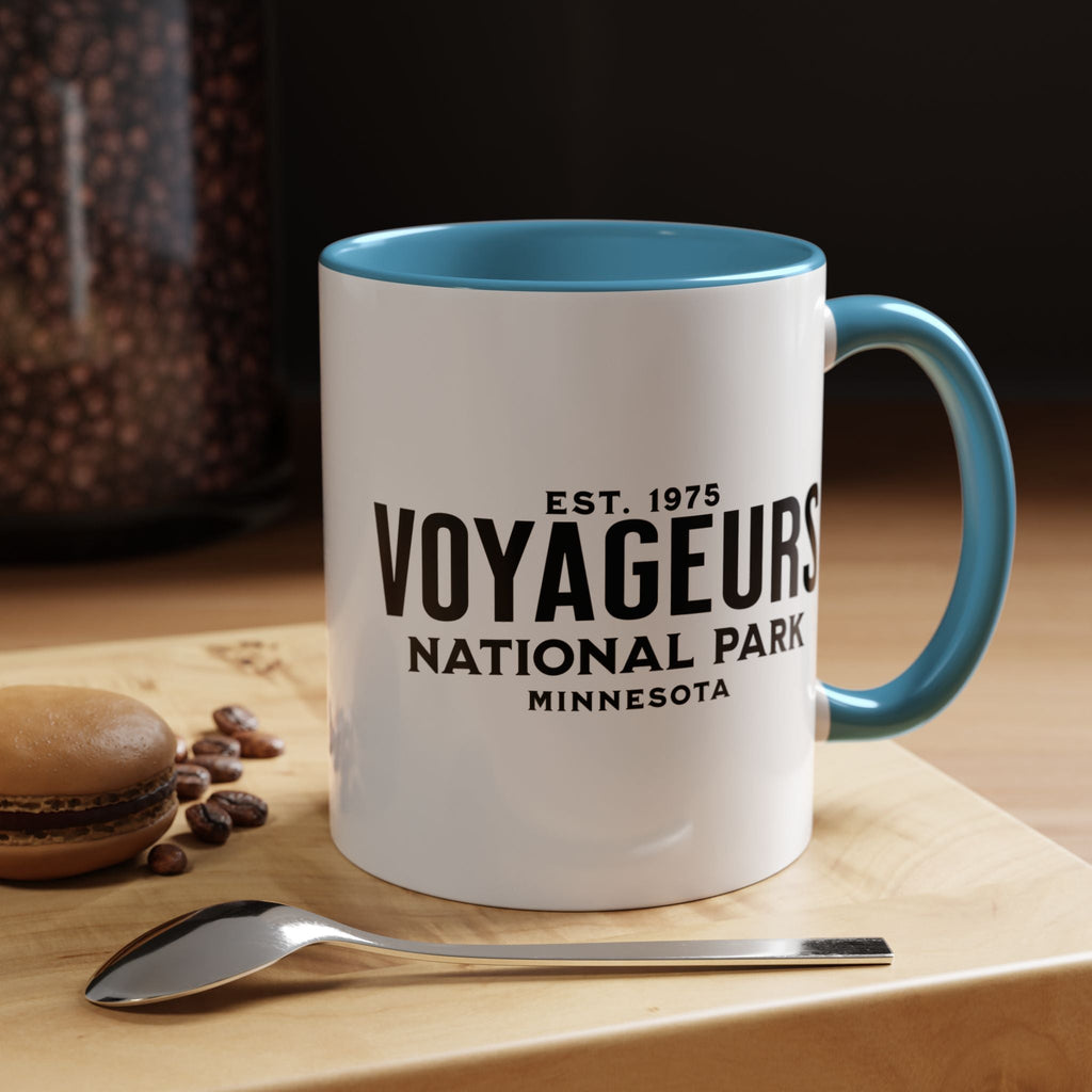 Voyageurs National Park Accent Coffee Mug 11oz 15oz Minnesota Wolf