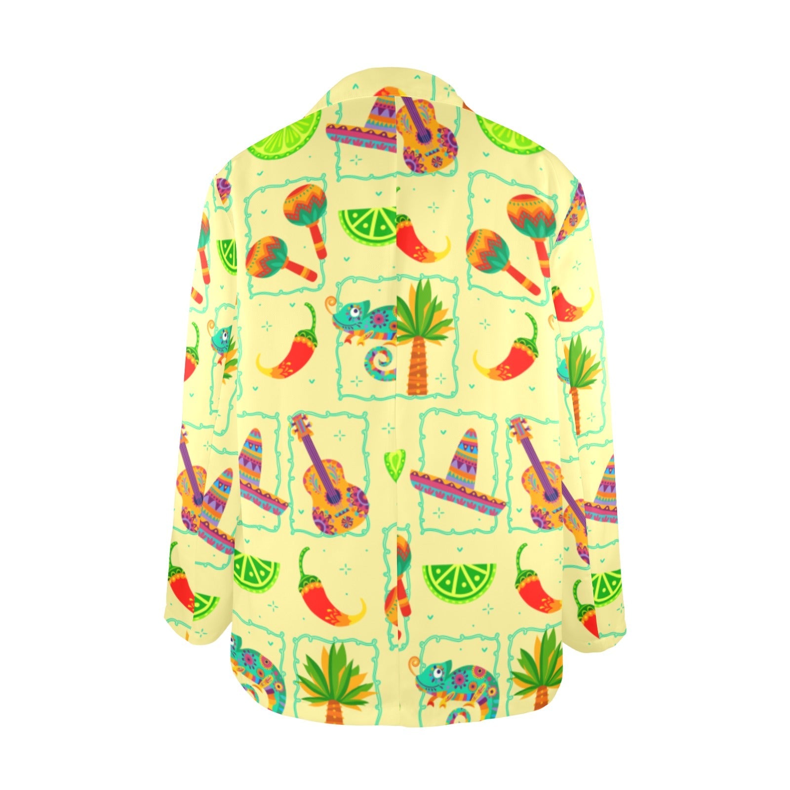 Colores De Mexico Festival Blazer Women's Blazer
