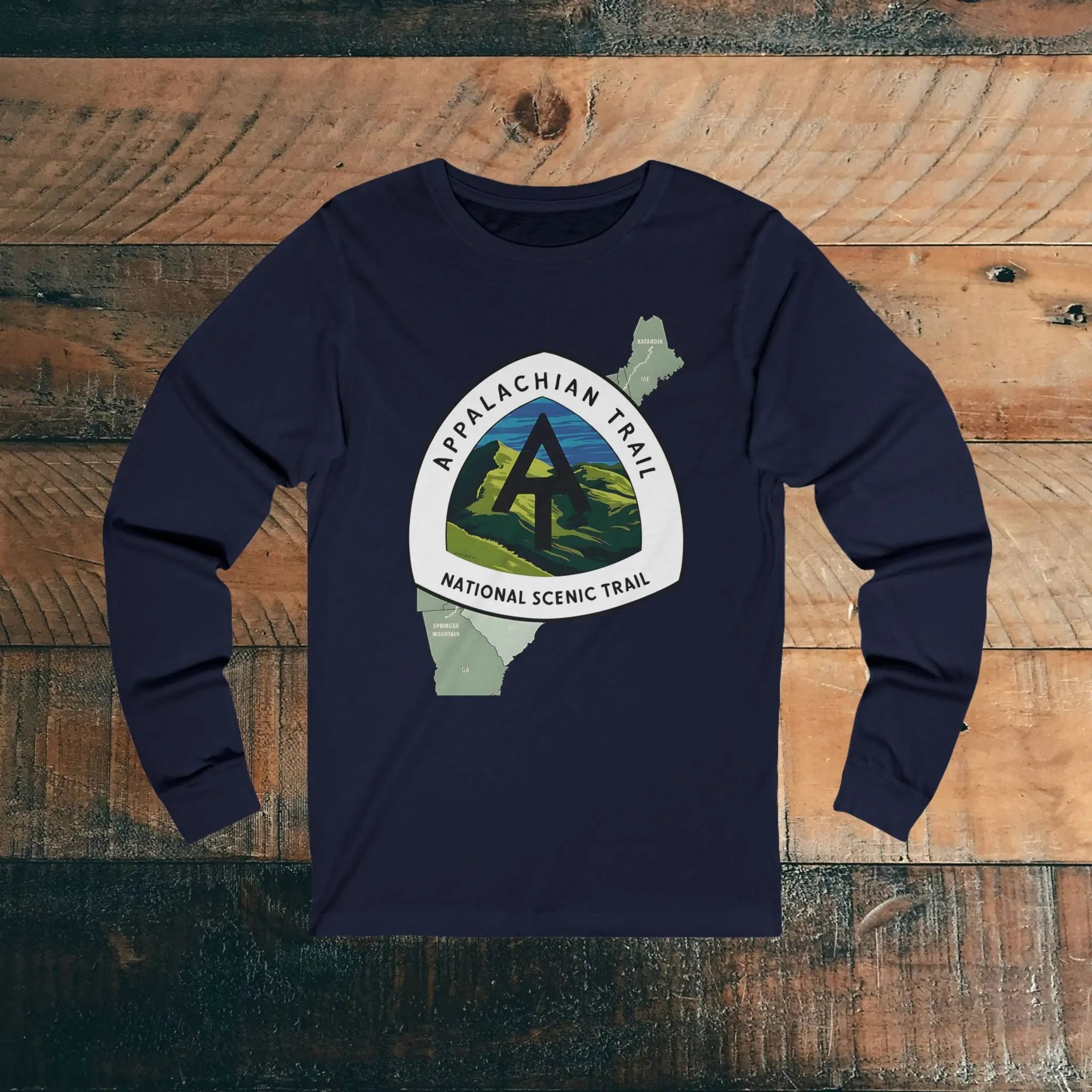Appalachian National Scenic Trail Unisex Fit Long Sleeve T-shirt AT