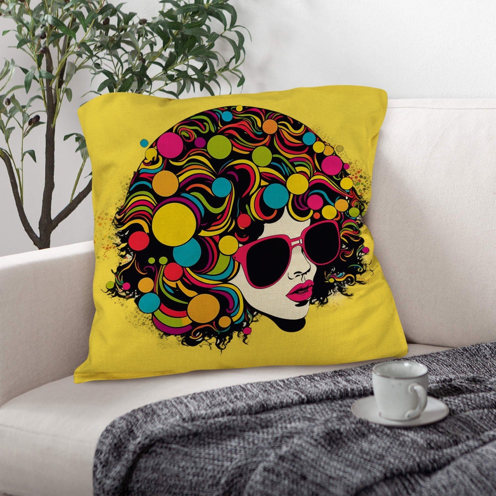 Disco Girl 2 Pillow Case Made in America