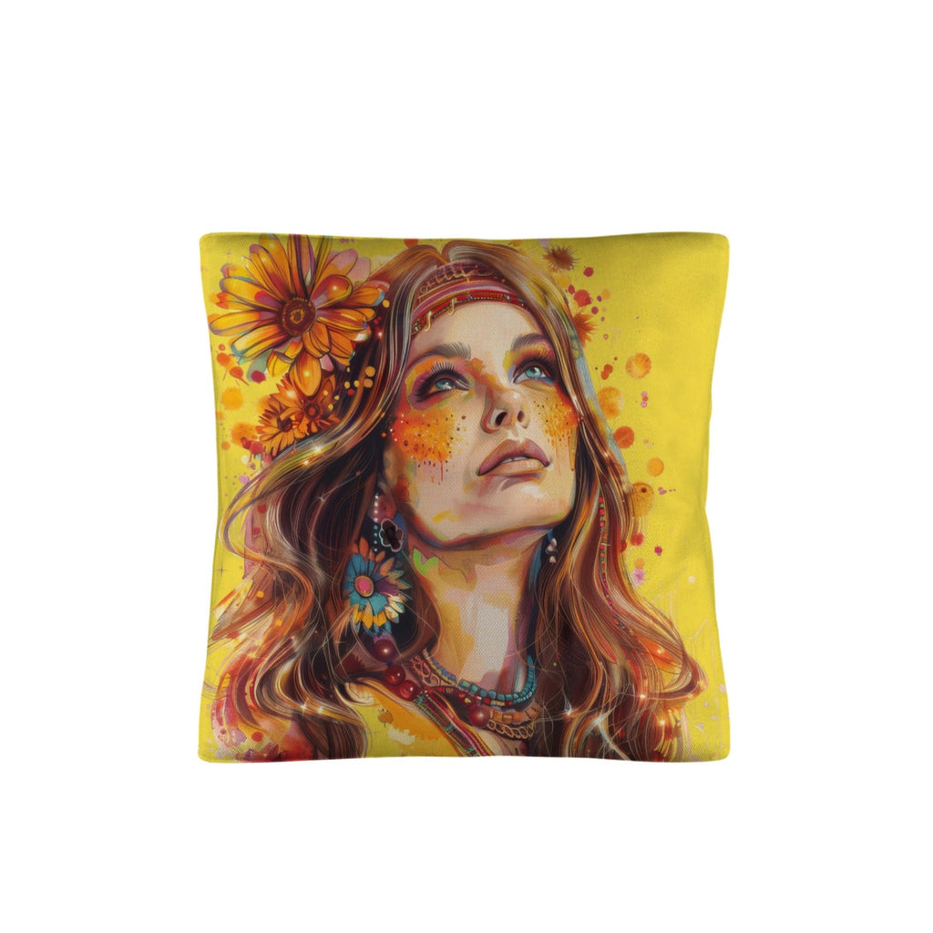 Retro Girl Pillow Case Made in America