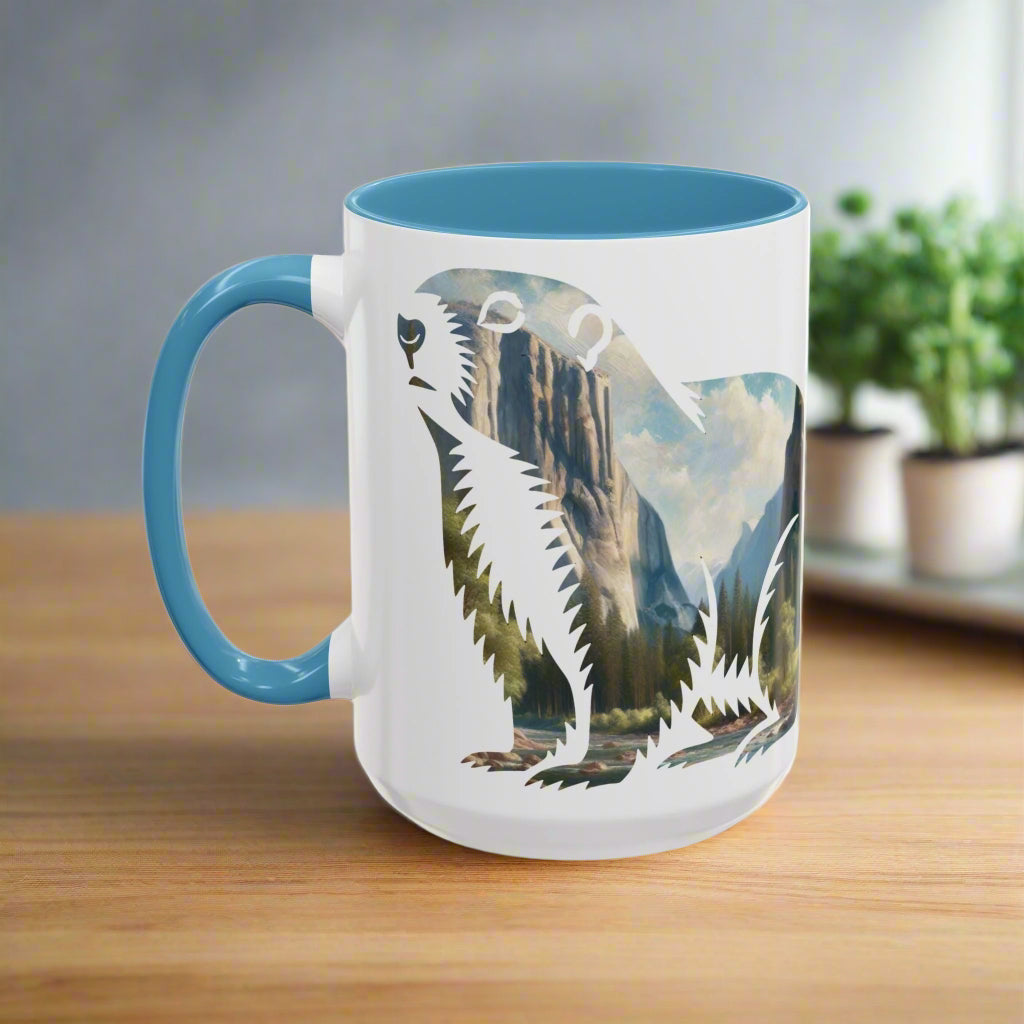Yosemite National Park Colored Coffee Mug 11oz 15oz