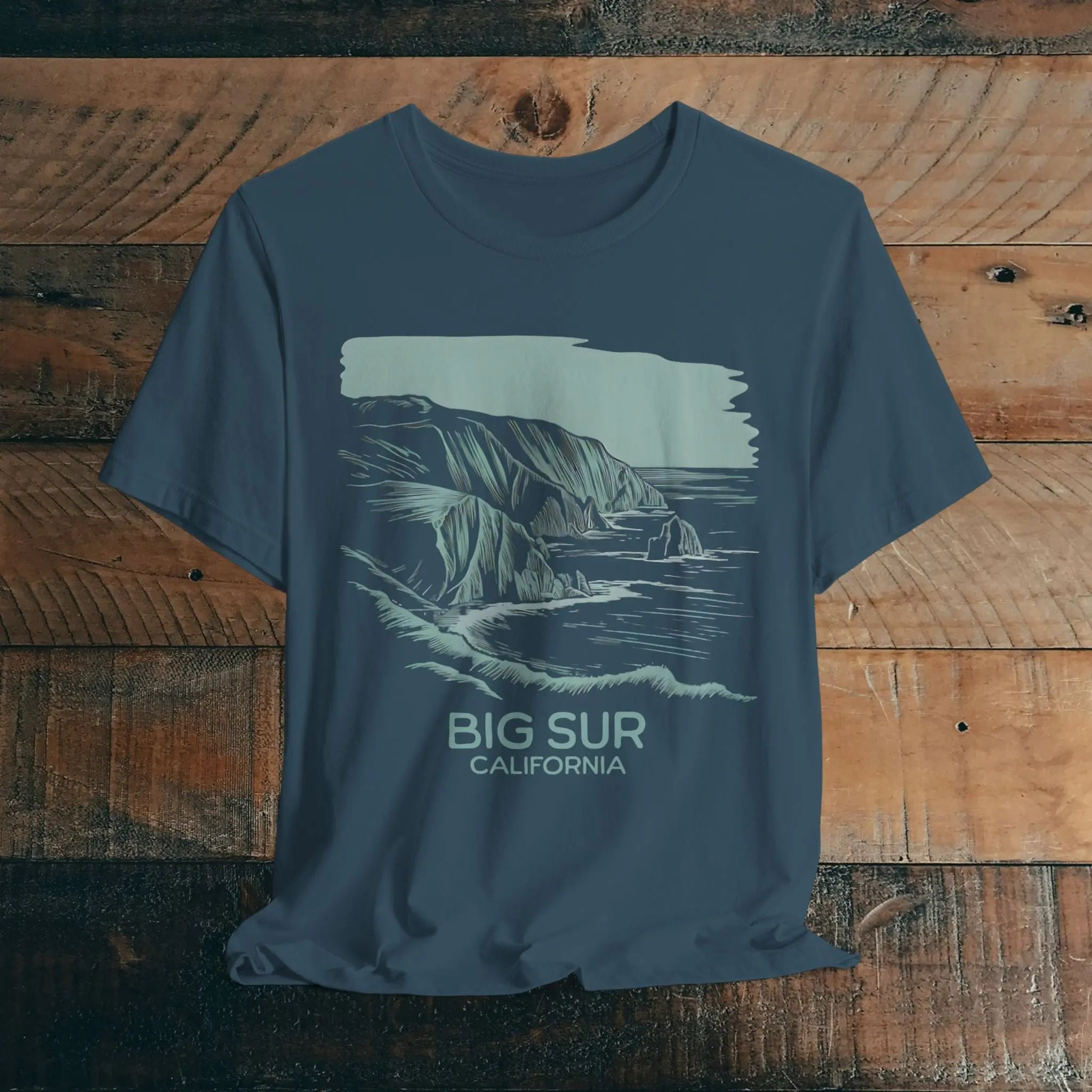 Big Sur California Unisex Fit Soft T-shirt Nature Tee