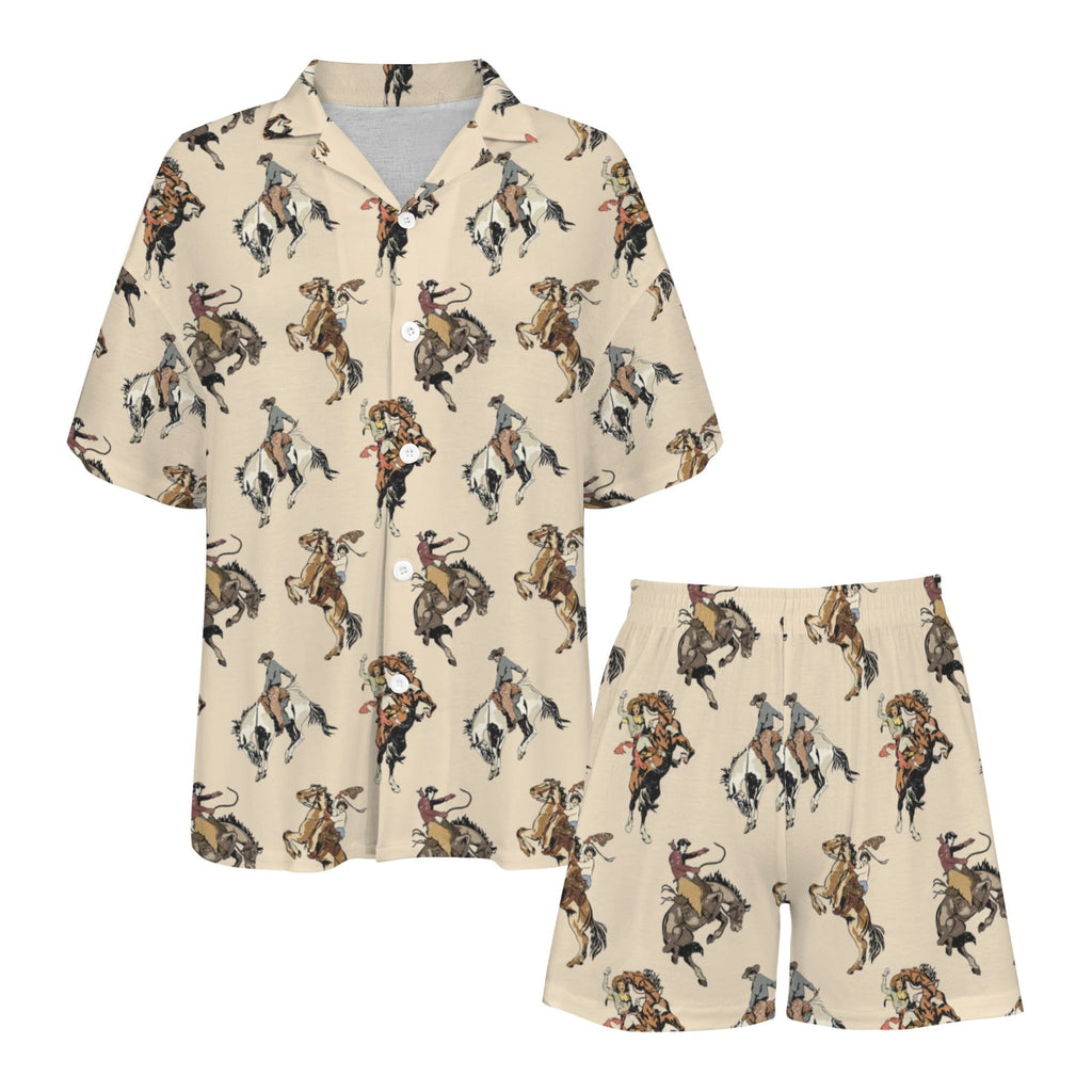 Baha Ranch Vintage Cowgirl Women's Pajamas Made in America