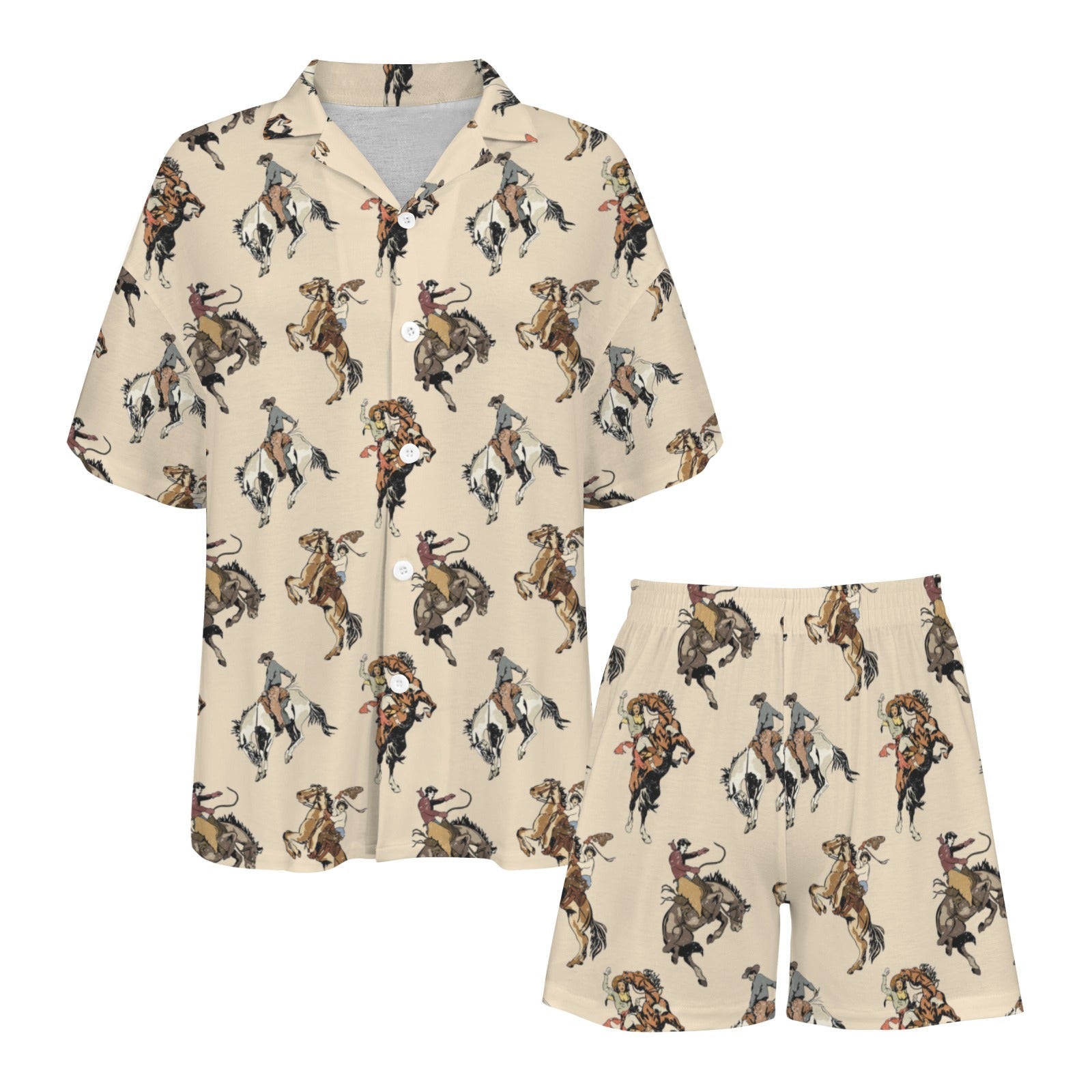 Baha Ranch Vintage Cowgirl Women's Pajamas Made in America