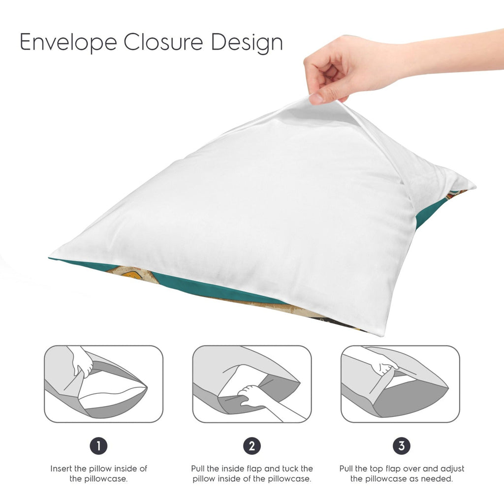 Baha Ranch Saddle Up Velvety Soft Pillow Case Made in America