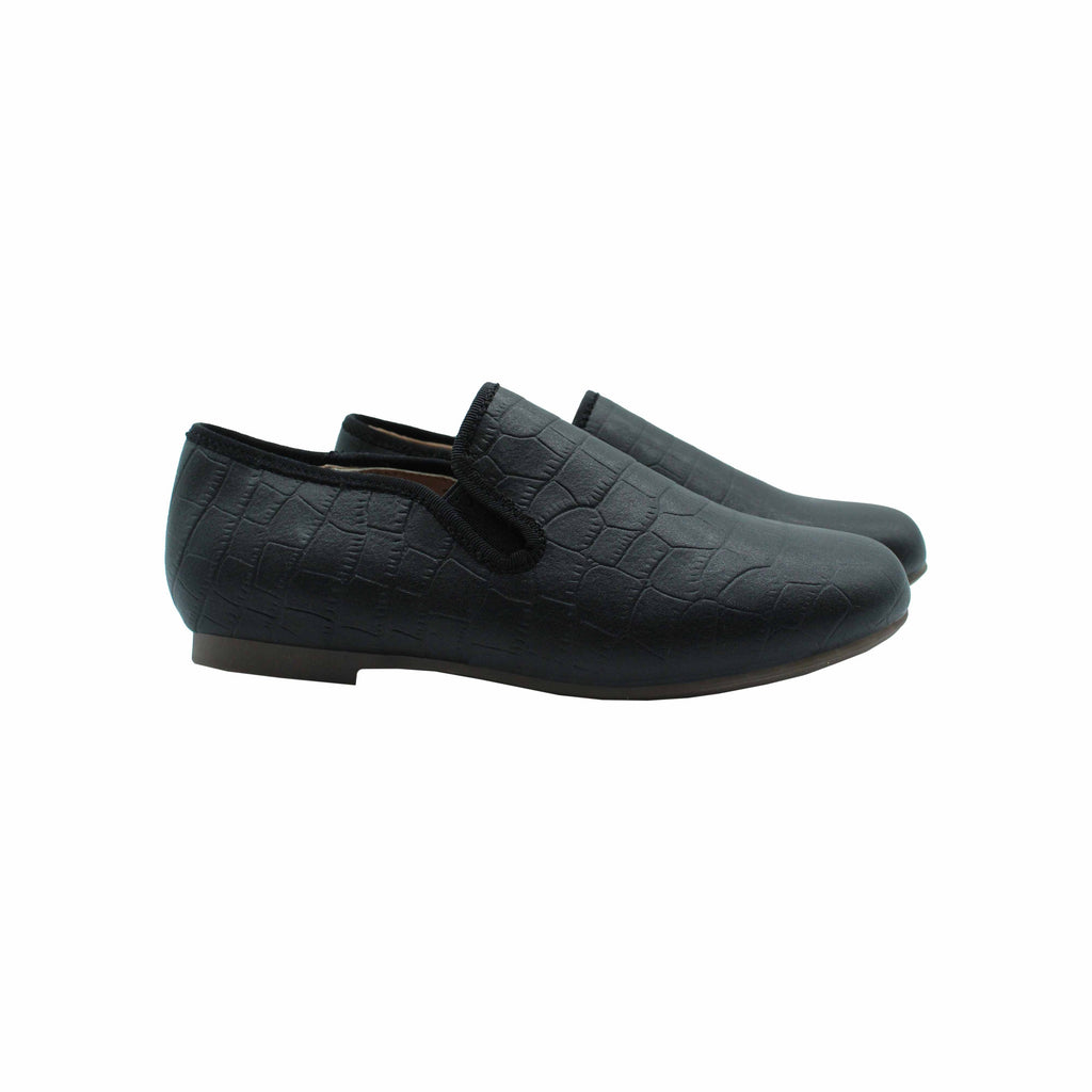 Black Designed Leather