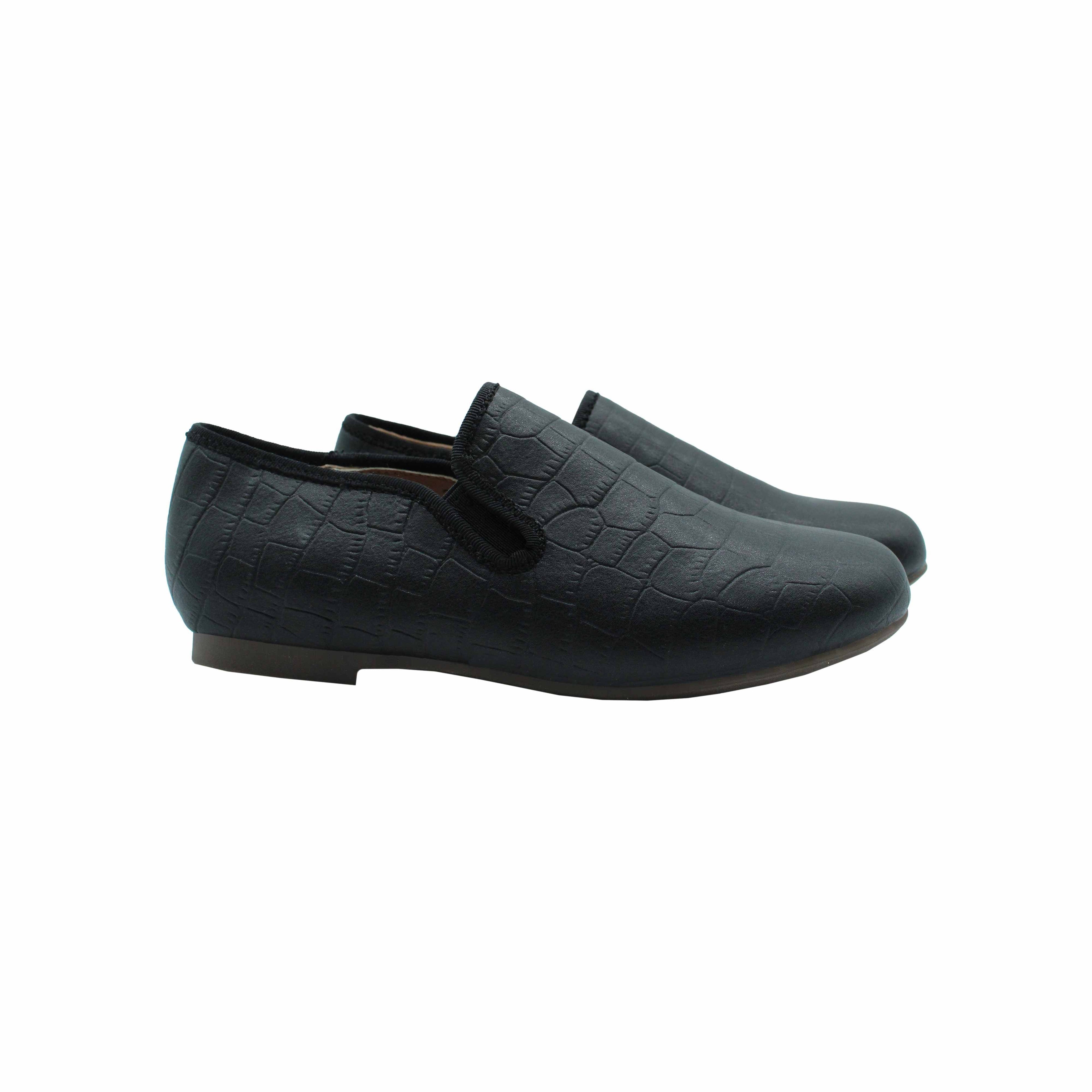 Black Designed Leather