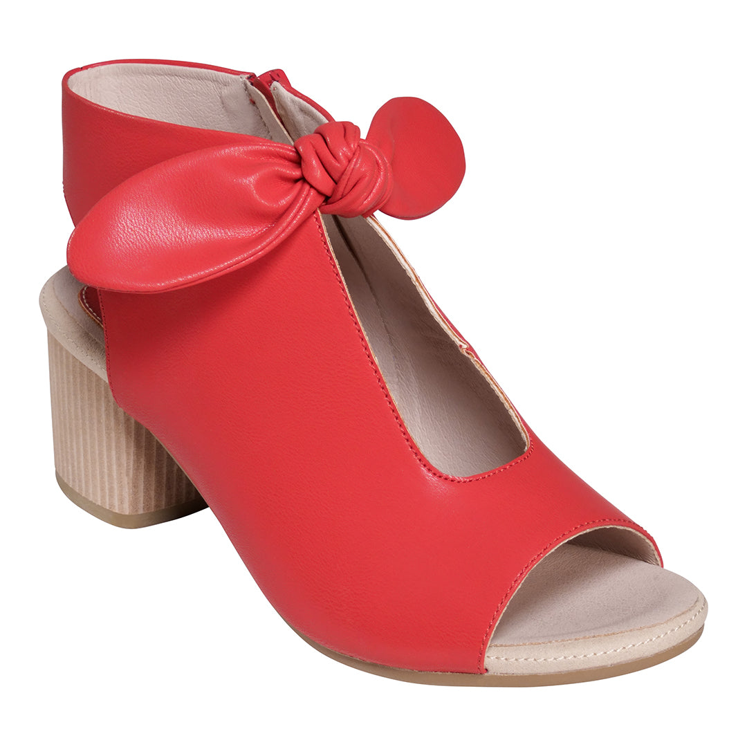 Women's Kimora Red Heeled Sandals