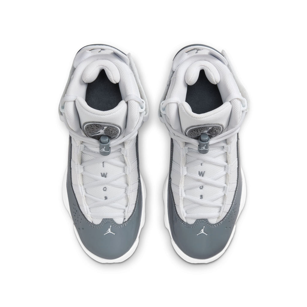 Air Jordan Big Kids Jordan 6 Rings - White/Cool Grey