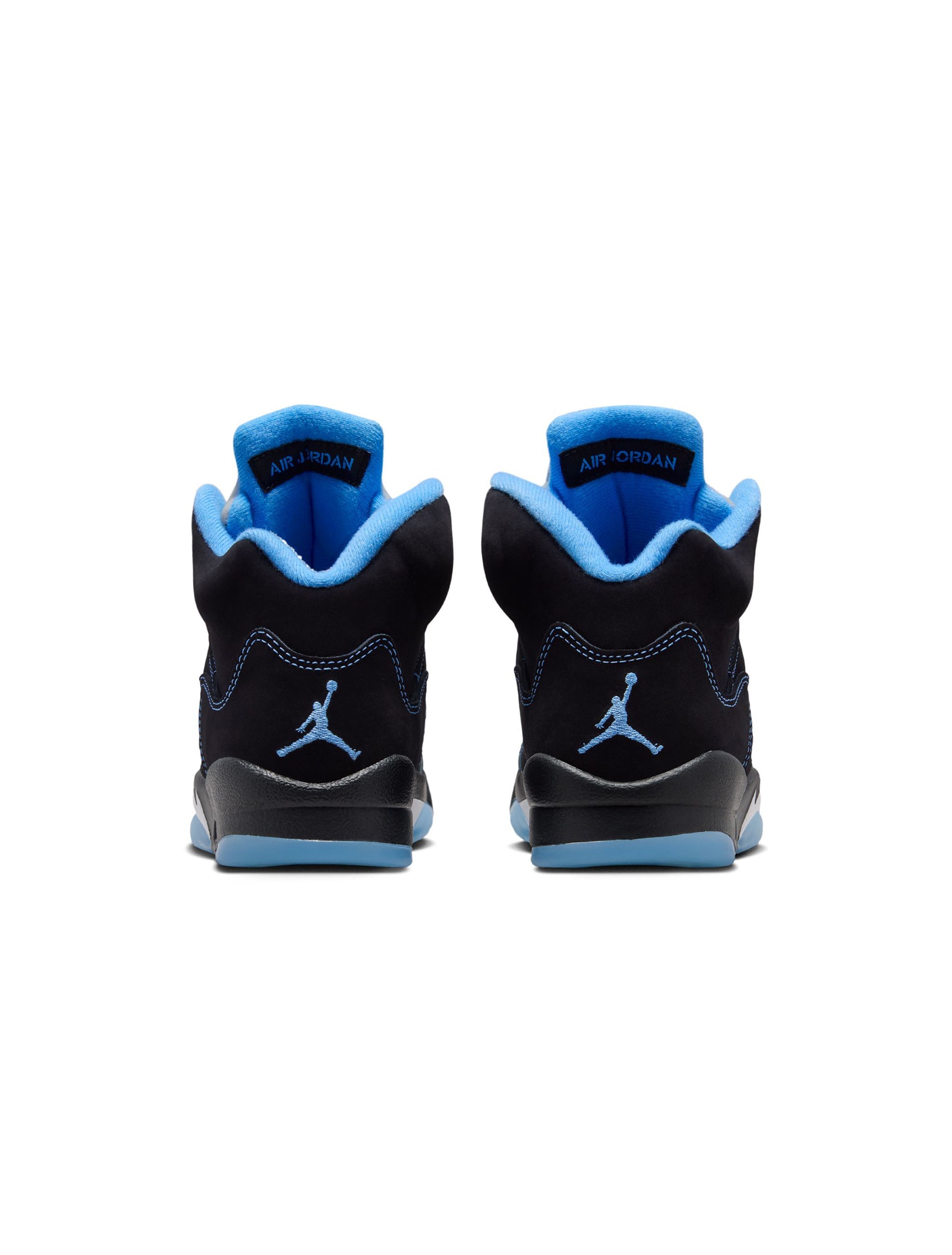 Air Jordan Big Kids 5 Retro - Black Carolina