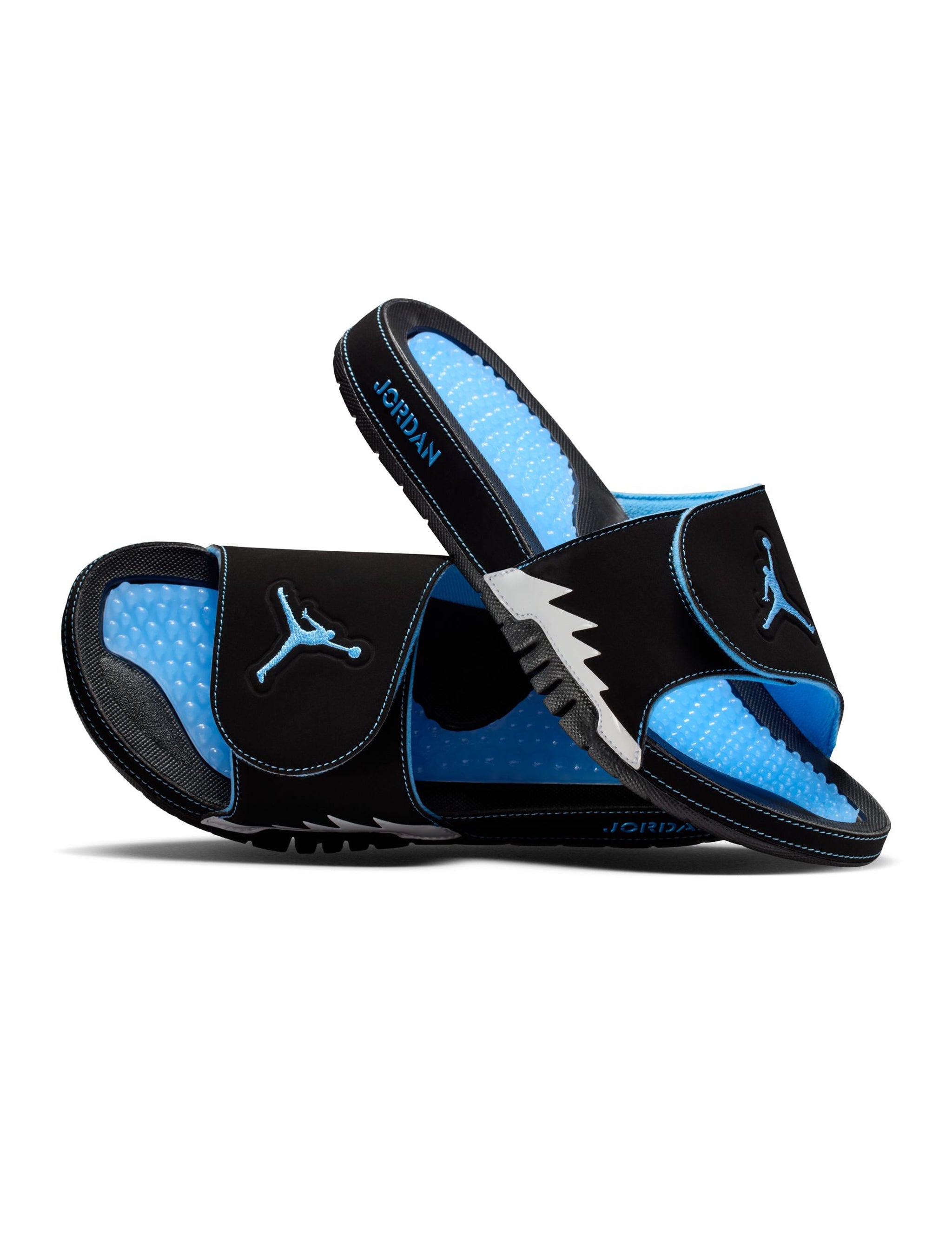 Air Jordan Mens Hydro 5 Retro - Black/University Blue