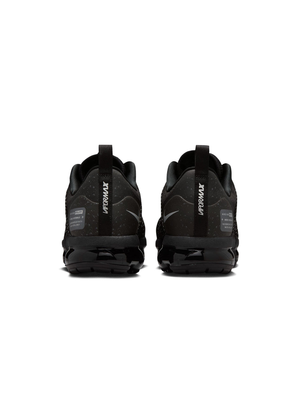 Nike Mens Air Vapormax Run Utility Black/Reflect Silver-Black-Black