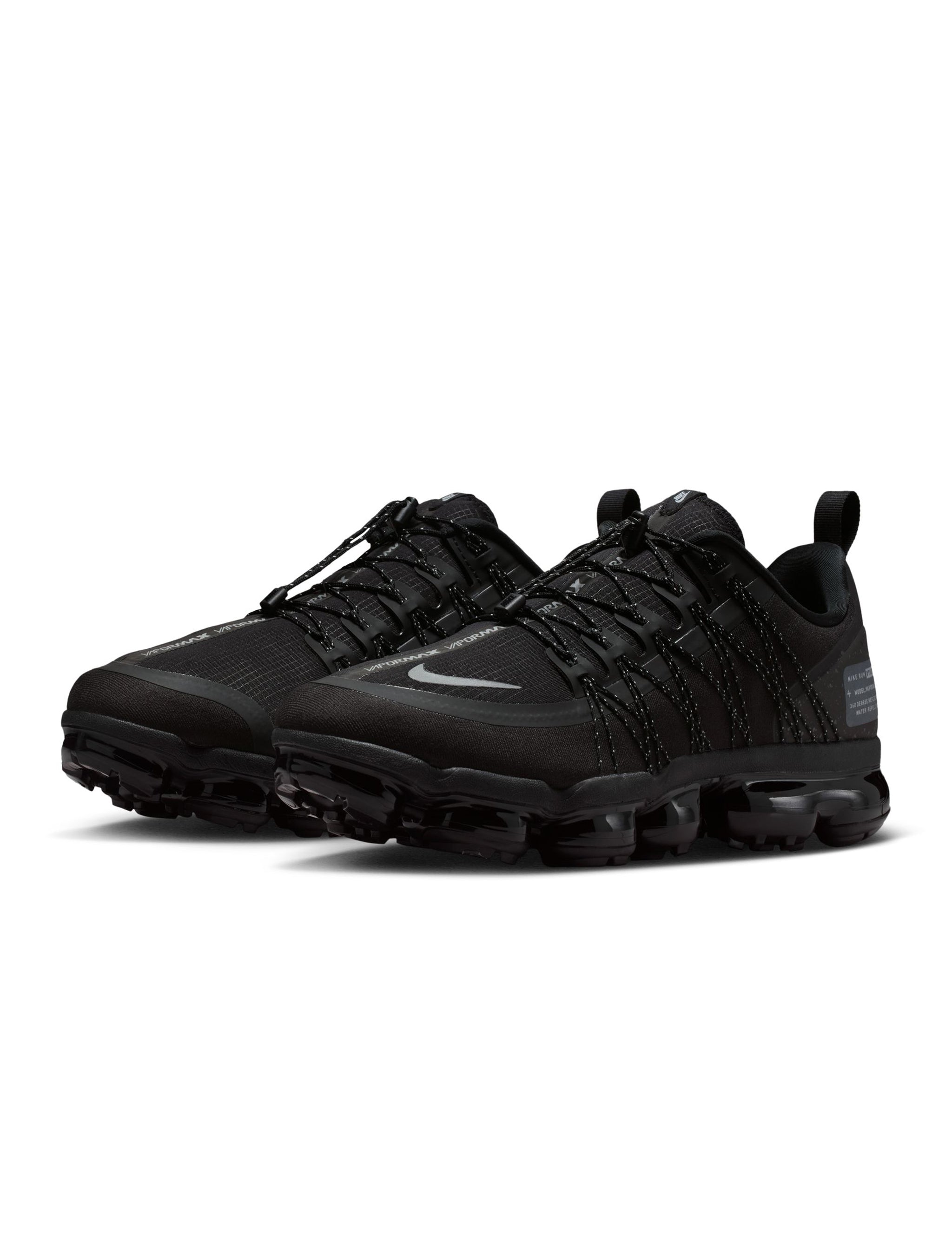 Nike Mens Air Vapormax Run Utility Black/Reflect Silver-Black-Black