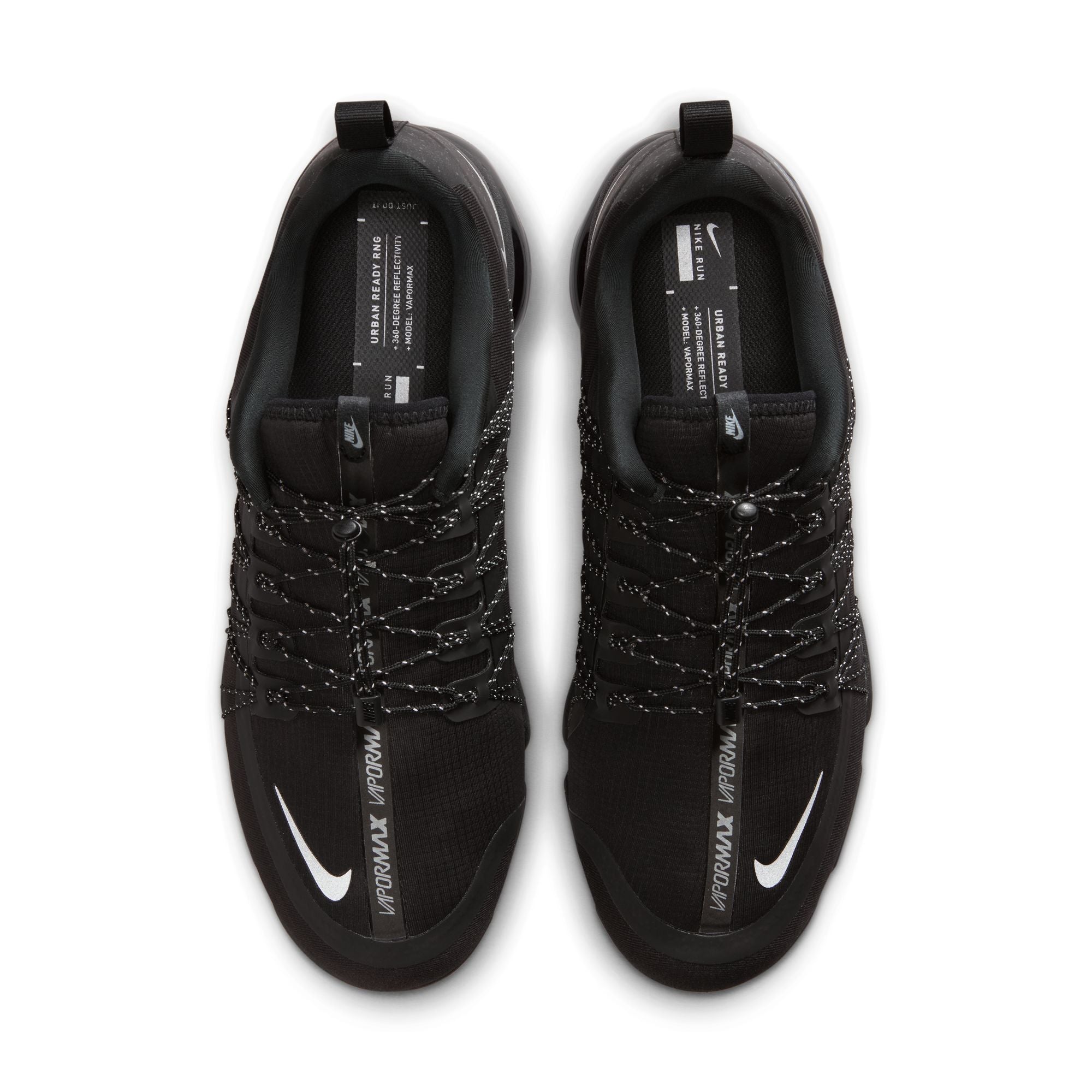 Nike Mens Air Vapormax Run Utility Black/Reflect Silver-Black-Black