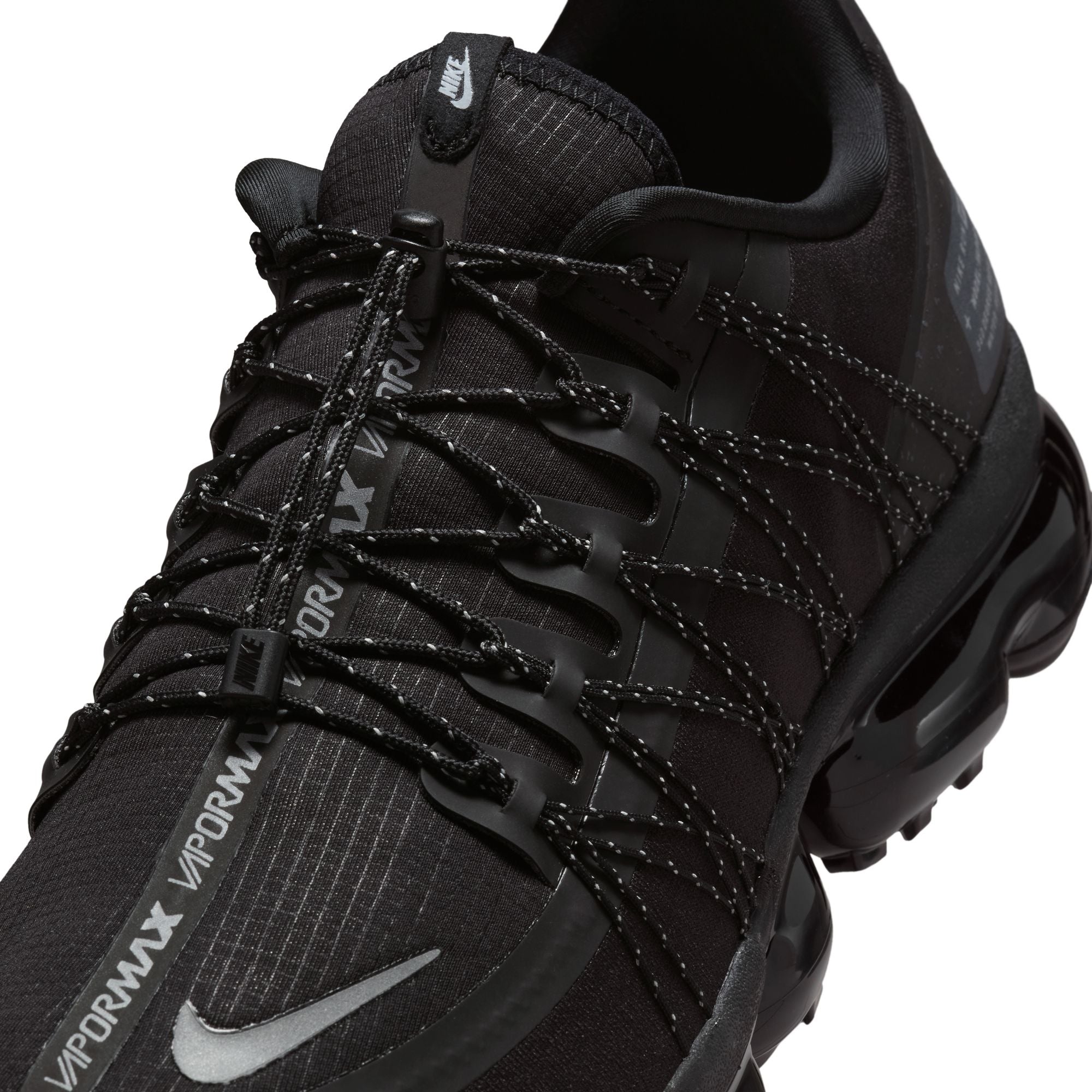 Nike Mens Air Vapormax Run Utility Black/Reflect Silver-Black-Black