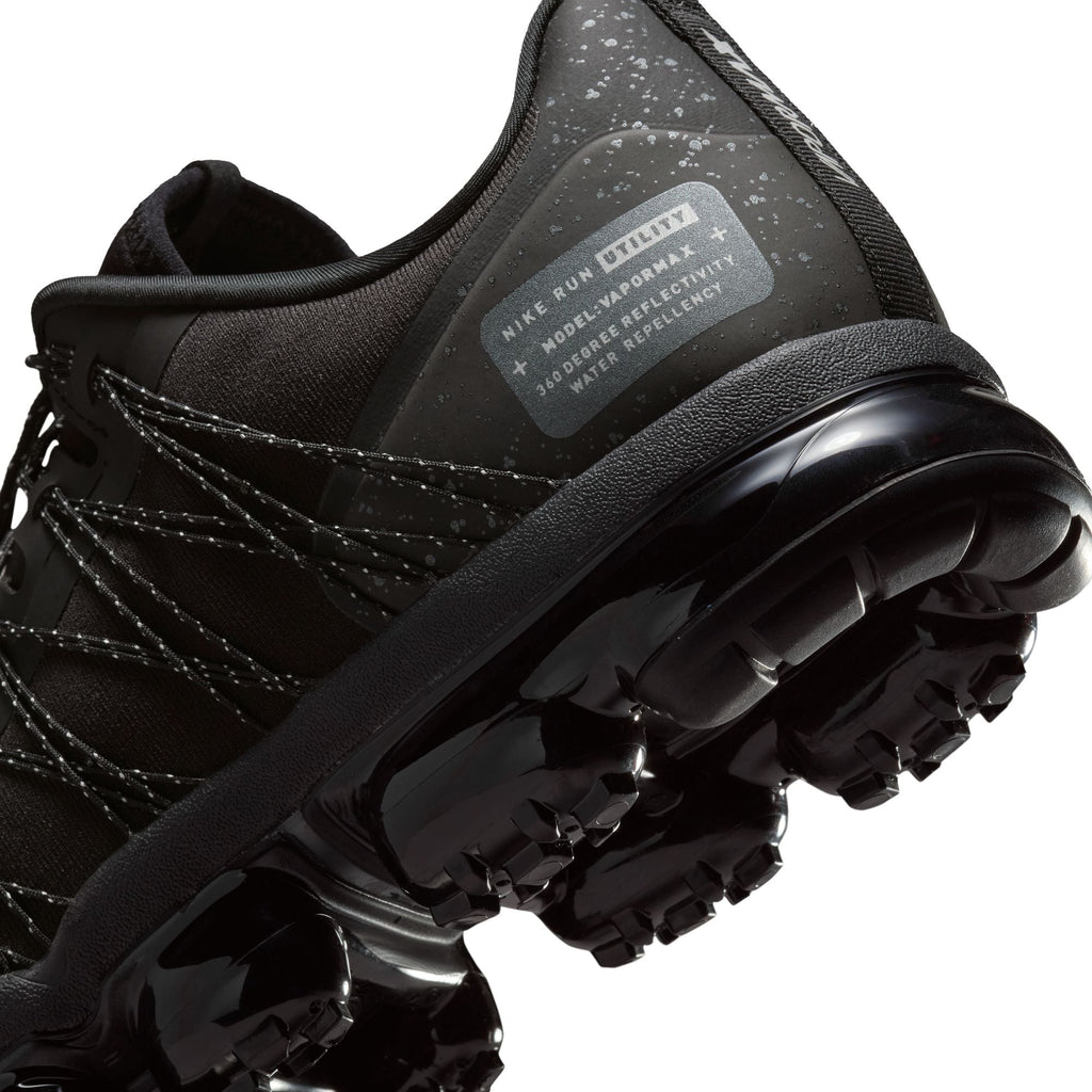 Nike Mens Air Vapormax Run Utility Black/Reflect Silver-Black-Black