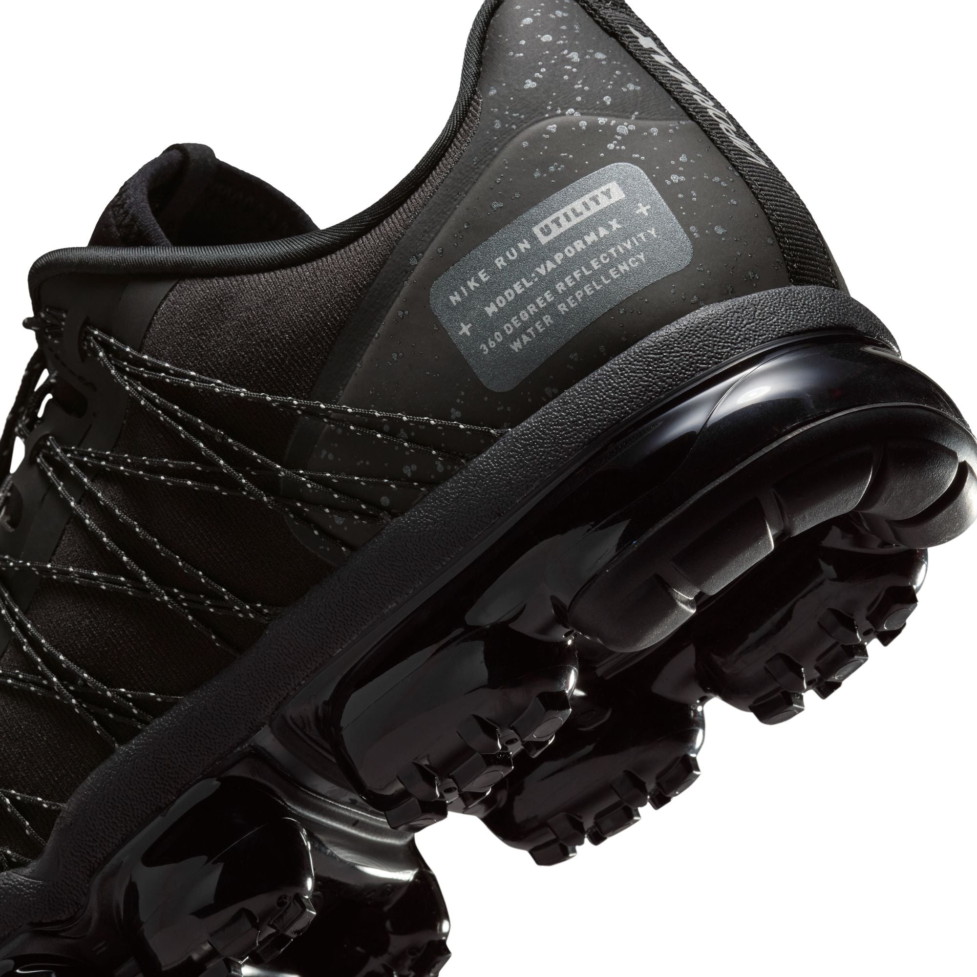 Nike Mens Air Vapormax Run Utility Black/Reflect Silver-Black-Black