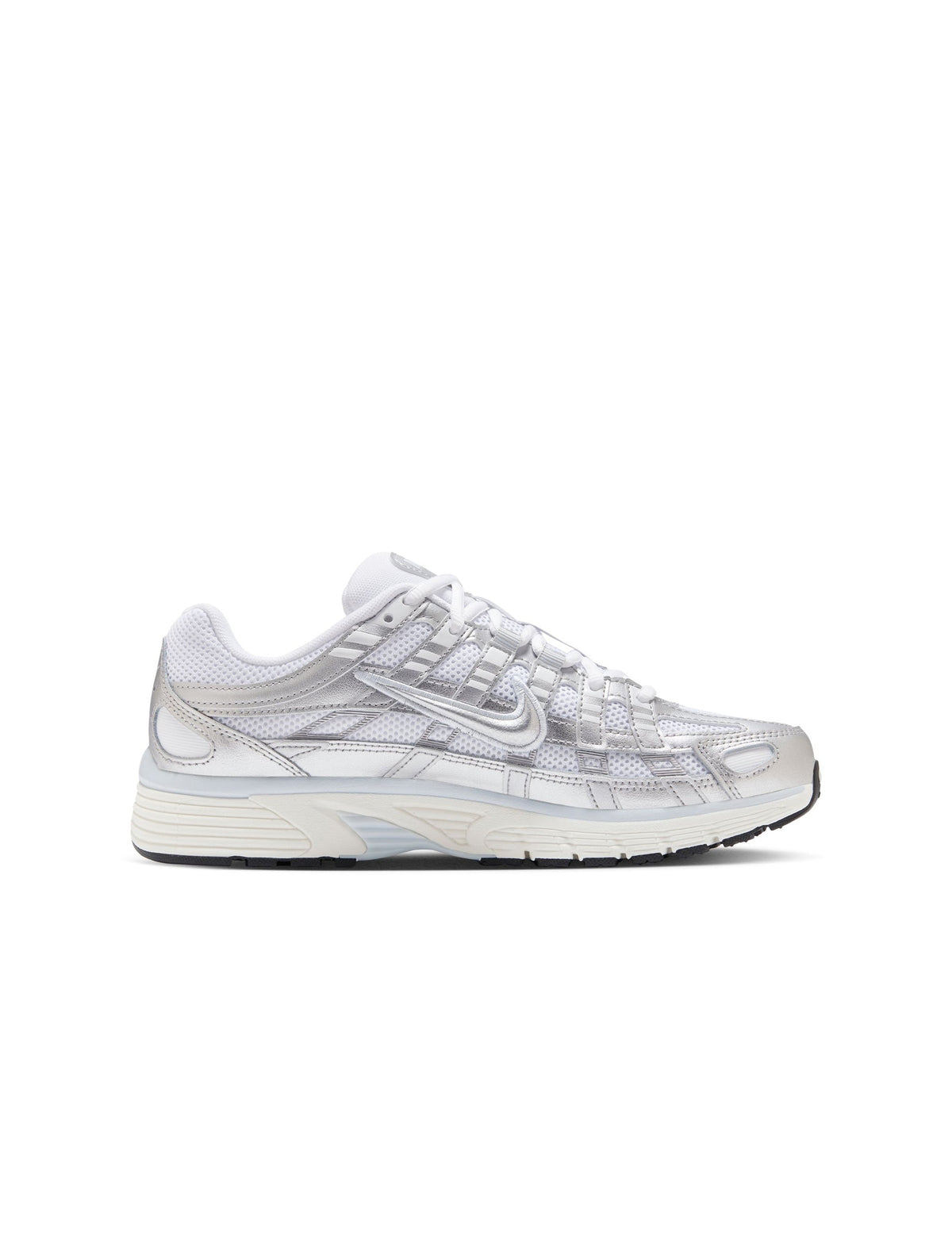 Nike Womens P-6000 - White/Metallic Silver