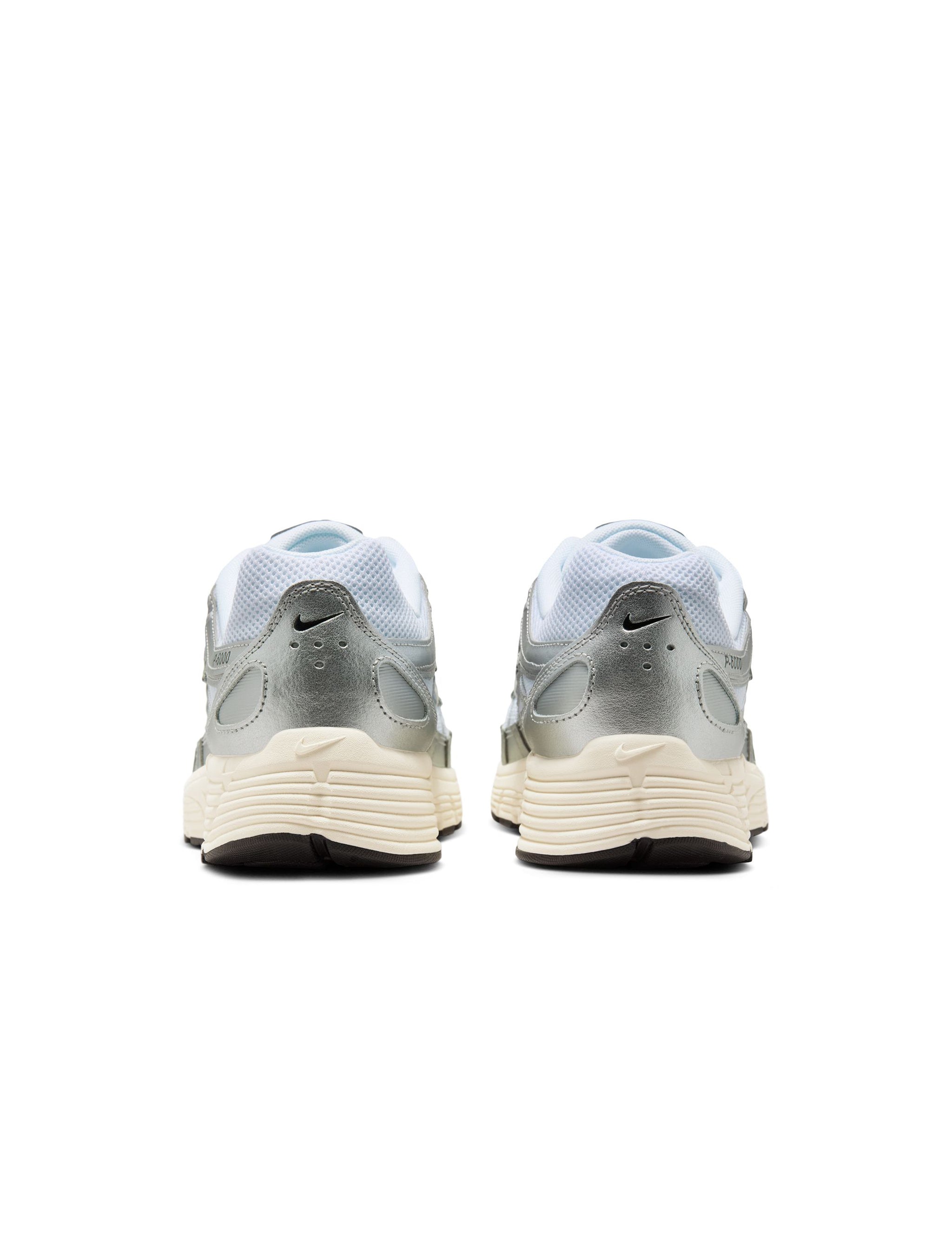 Nike Mens P-6000 - White/Metallic Silver