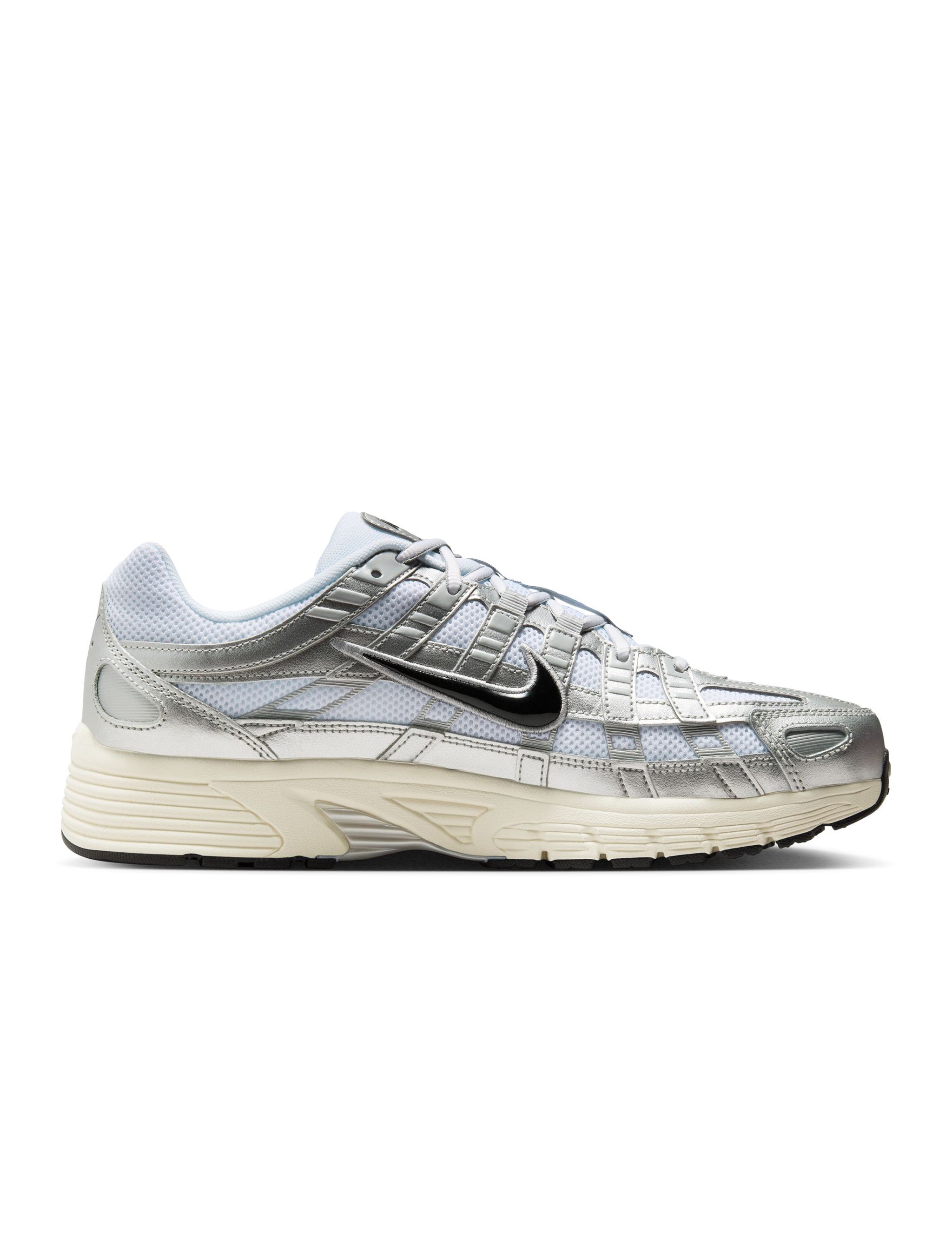 Nike Mens P-6000 - White/Metallic Silver