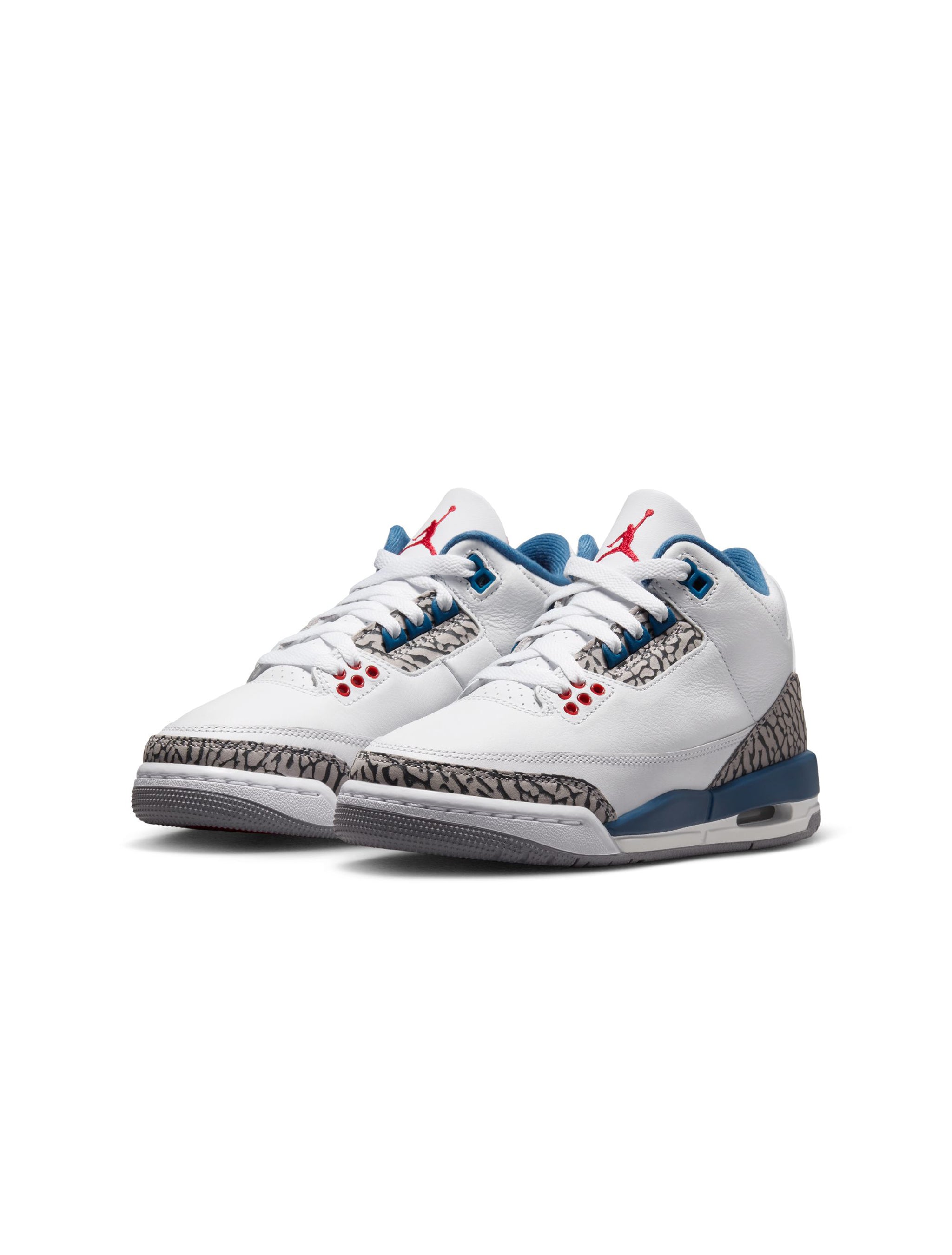 Air Jordan Big Kids 3 Retro - True Blue