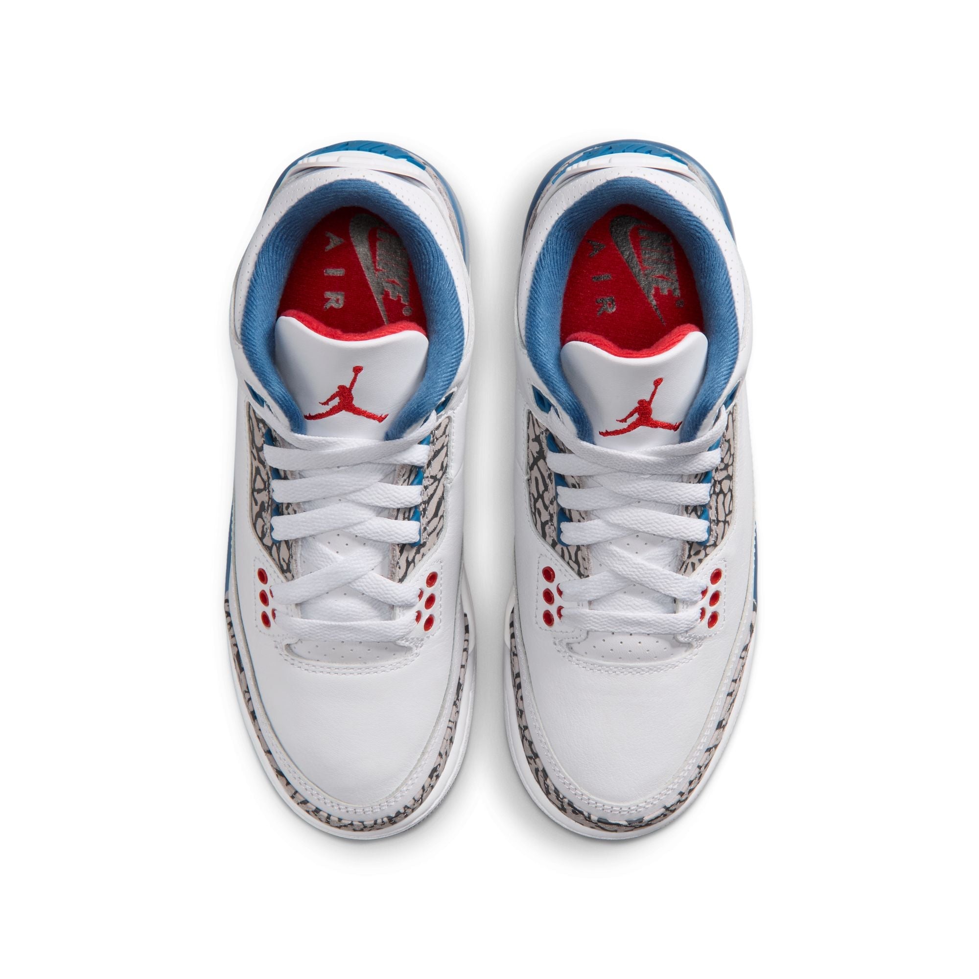 Air Jordan Big Kids 3 Retro - True Blue